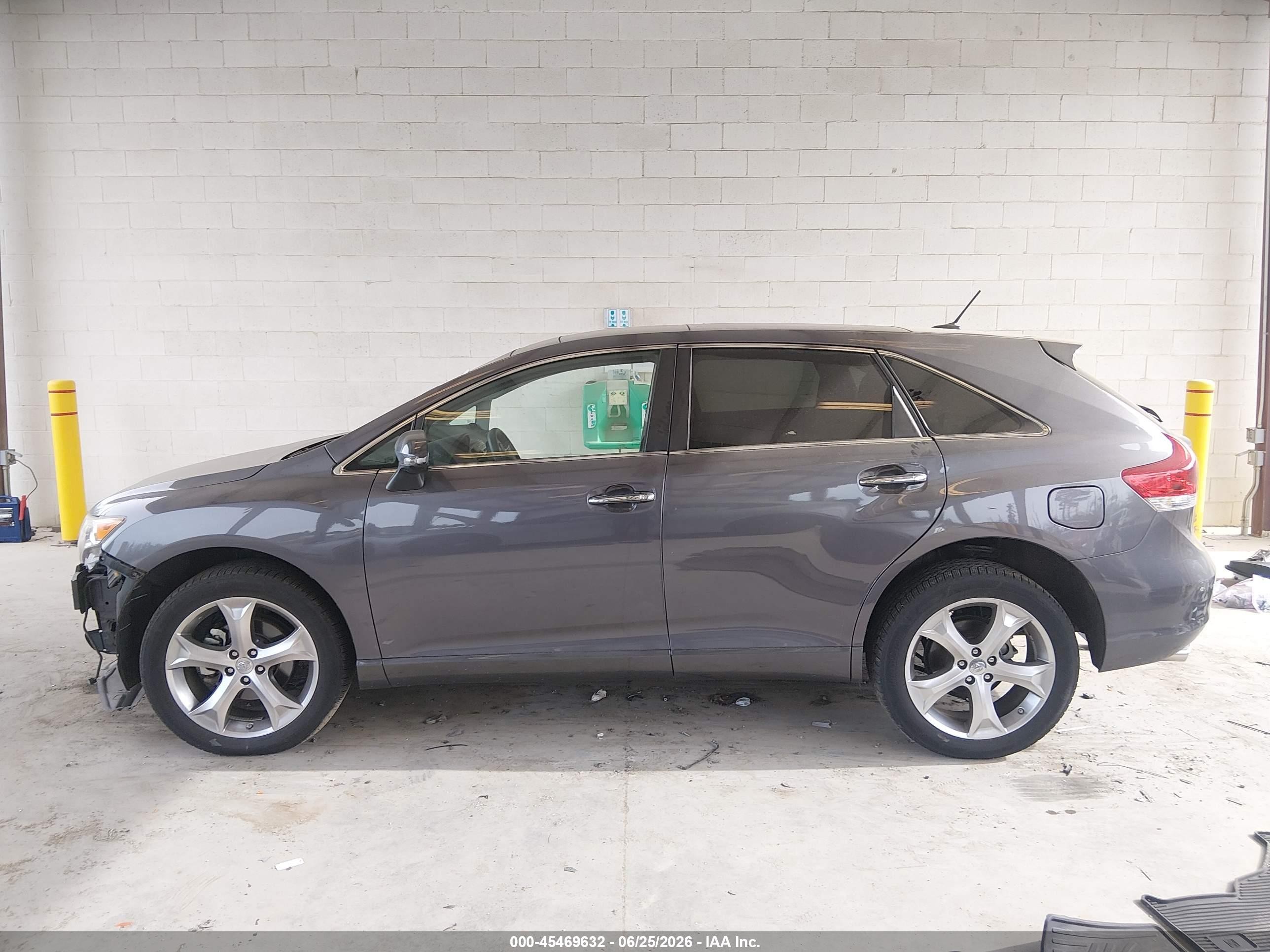 2015 Toyota Venza Xle V6 Gray vin: 4T3BK3BB9FU113095