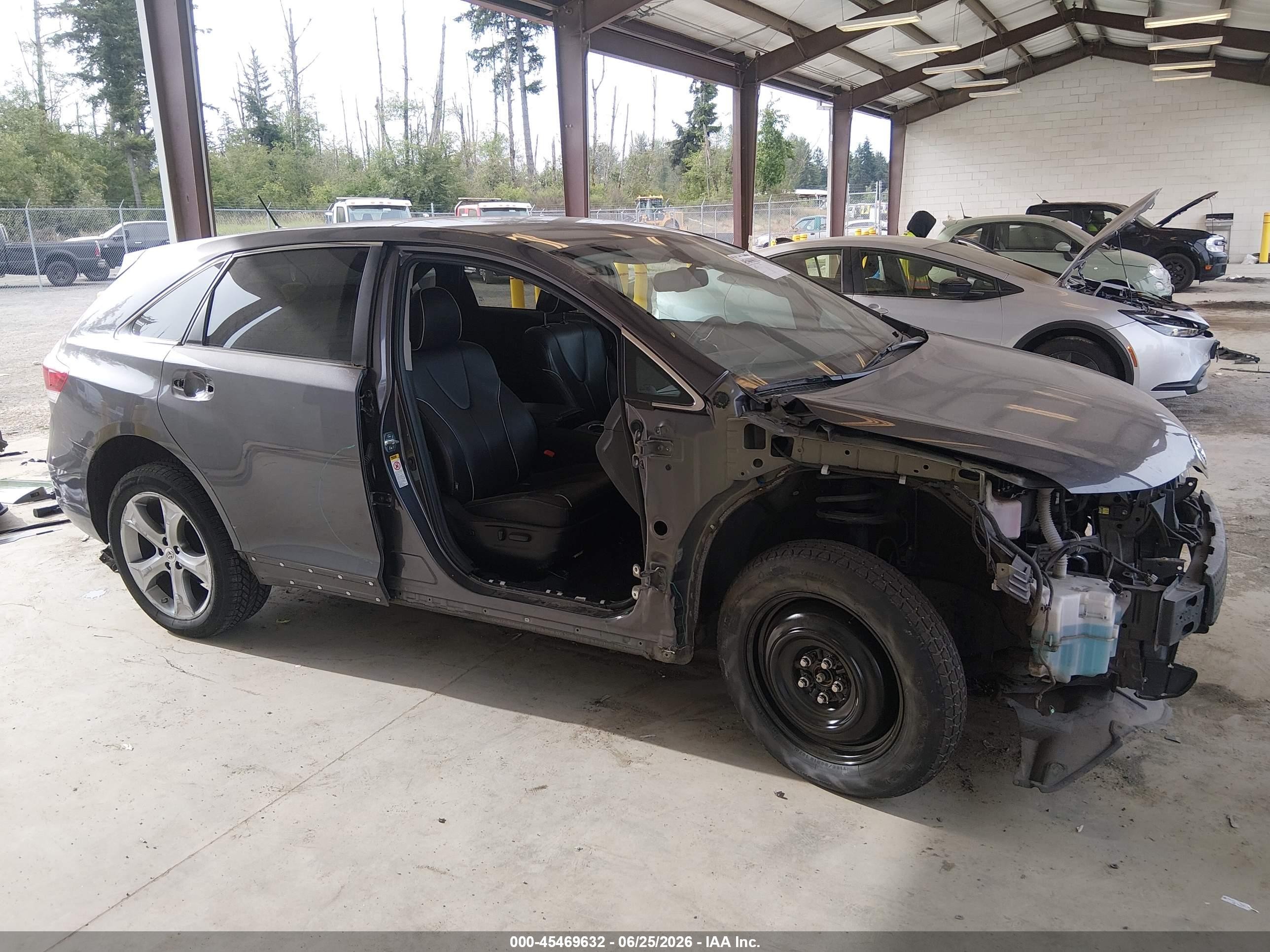 2015 Toyota Venza Xle V6 Gray vin: 4T3BK3BB9FU113095