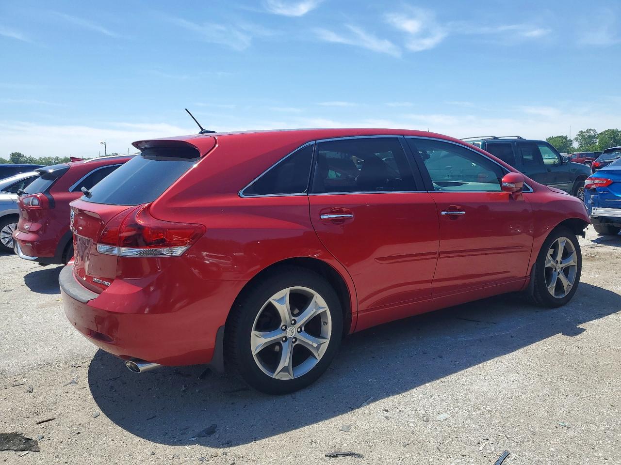 2015 Toyota Venza Xle Red vin: 4T3BK3BB9FU113341