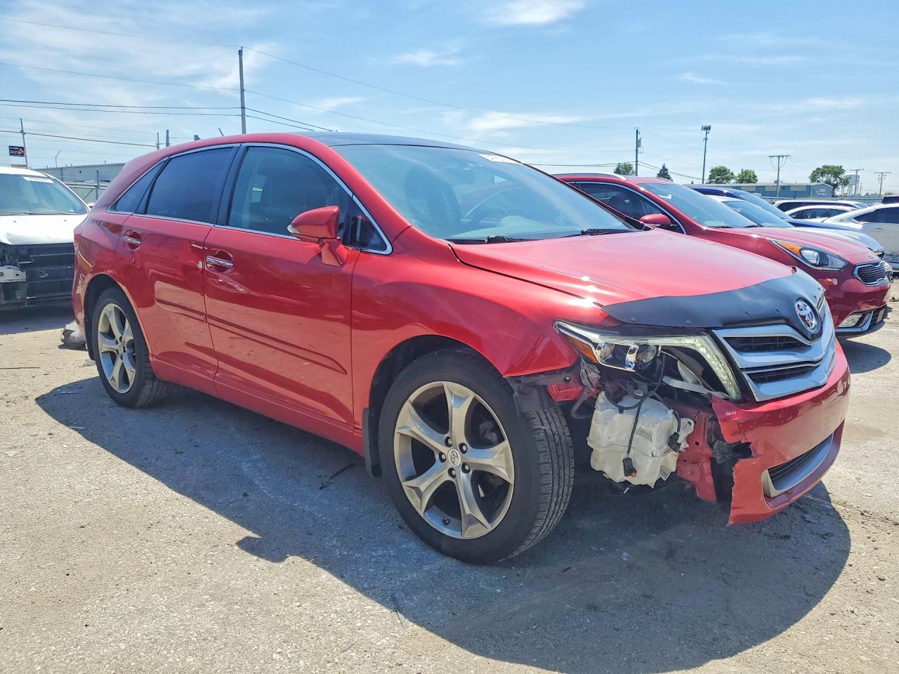 2015 Toyota Venza Xle Red vin: 4T3BK3BB9FU113341