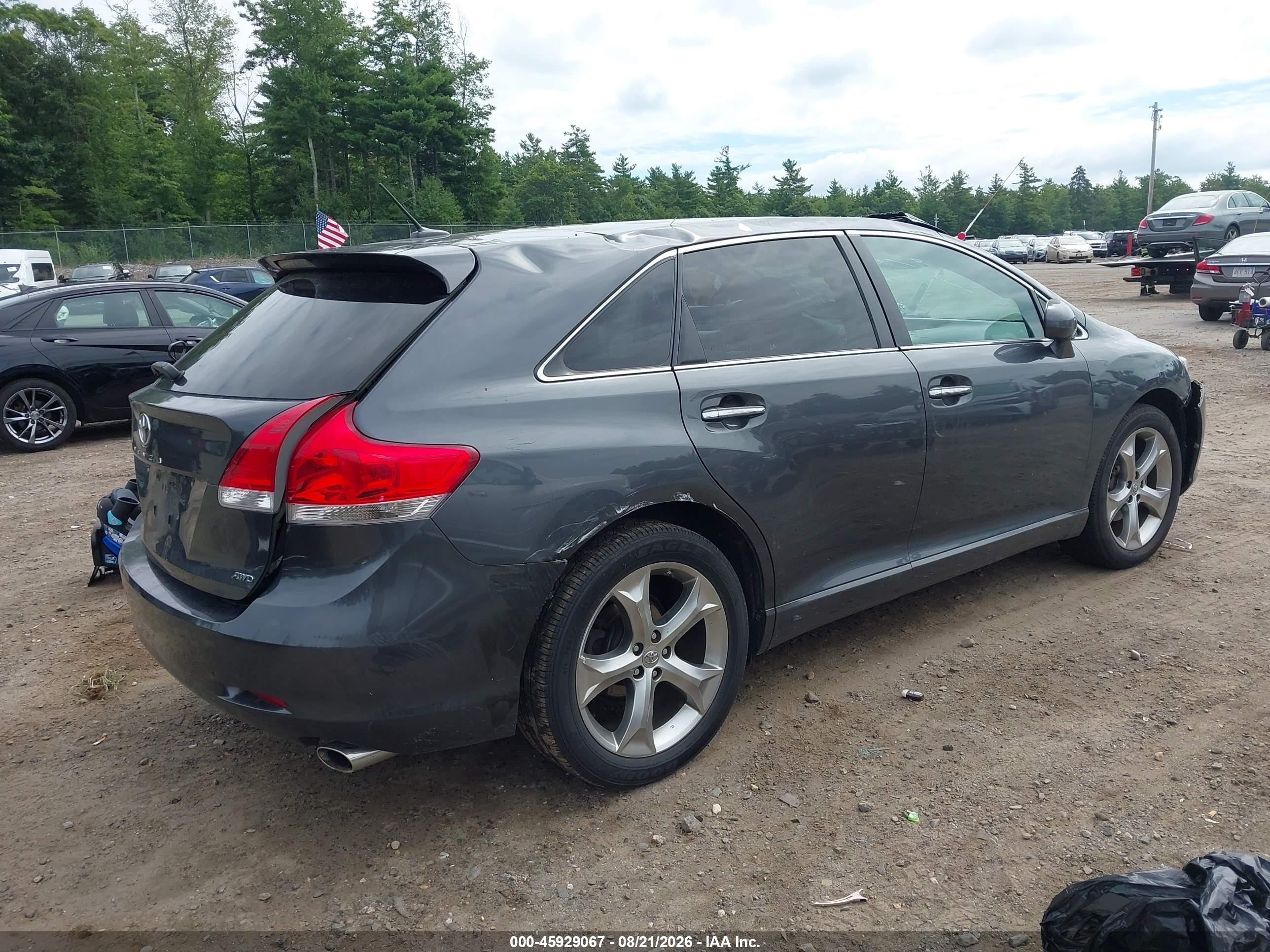 2010 Toyota Venza Base V6 Gray vin: 4T3BK3BBXAU041428