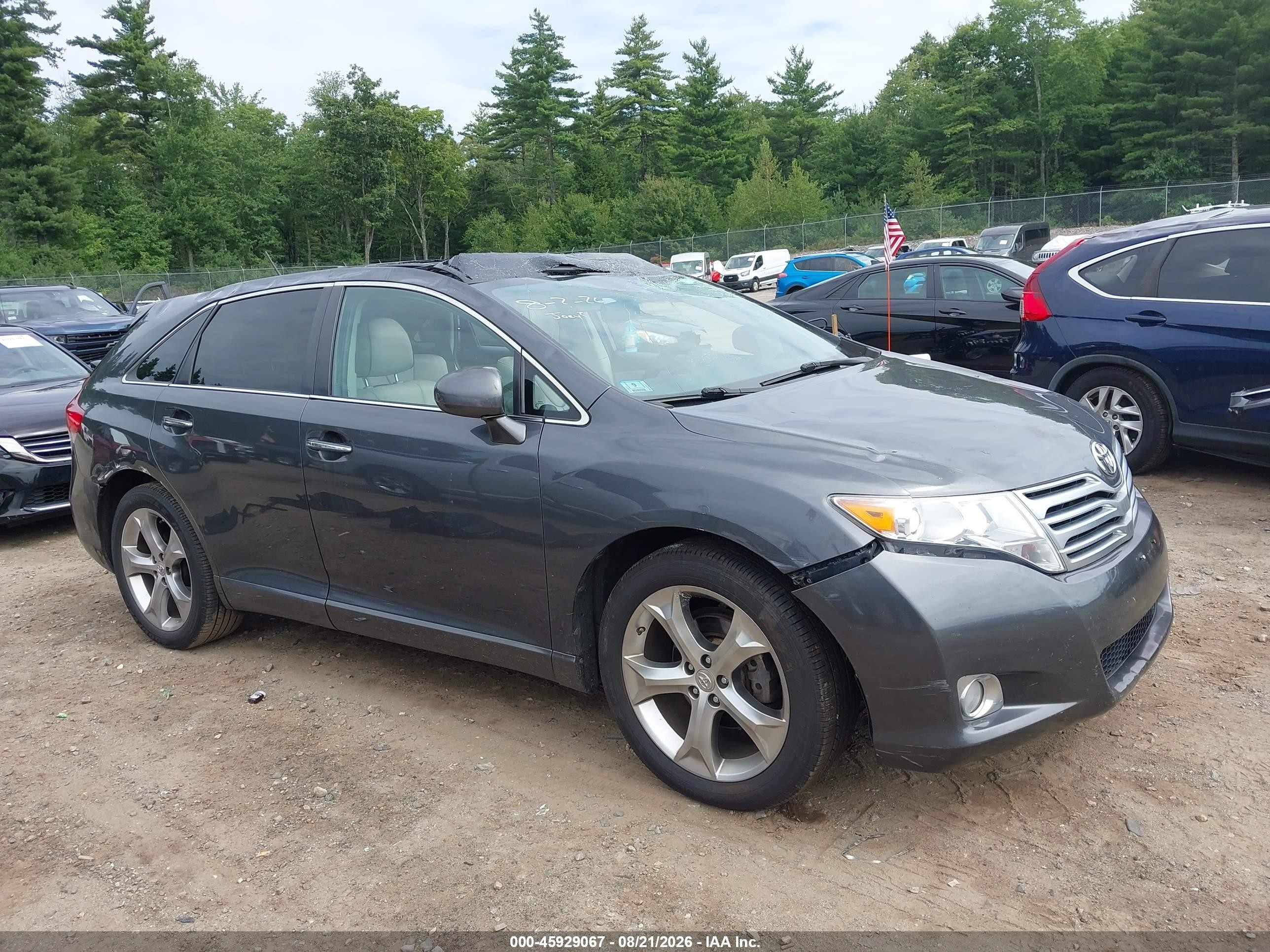 2010 Toyota Venza Base V6 Gray vin: 4T3BK3BBXAU041428