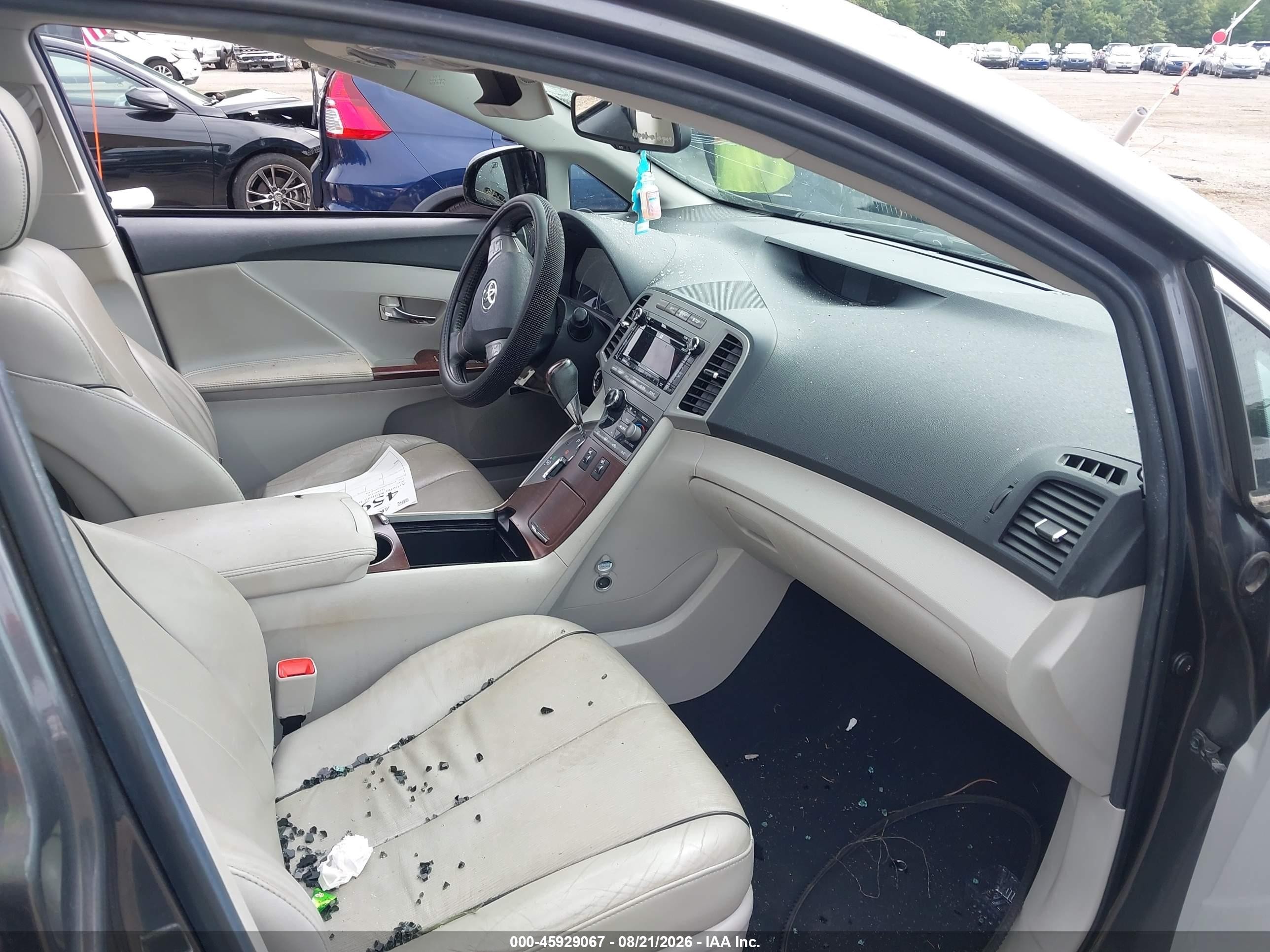 2010 Toyota Venza Base V6 Gray vin: 4T3BK3BBXAU041428