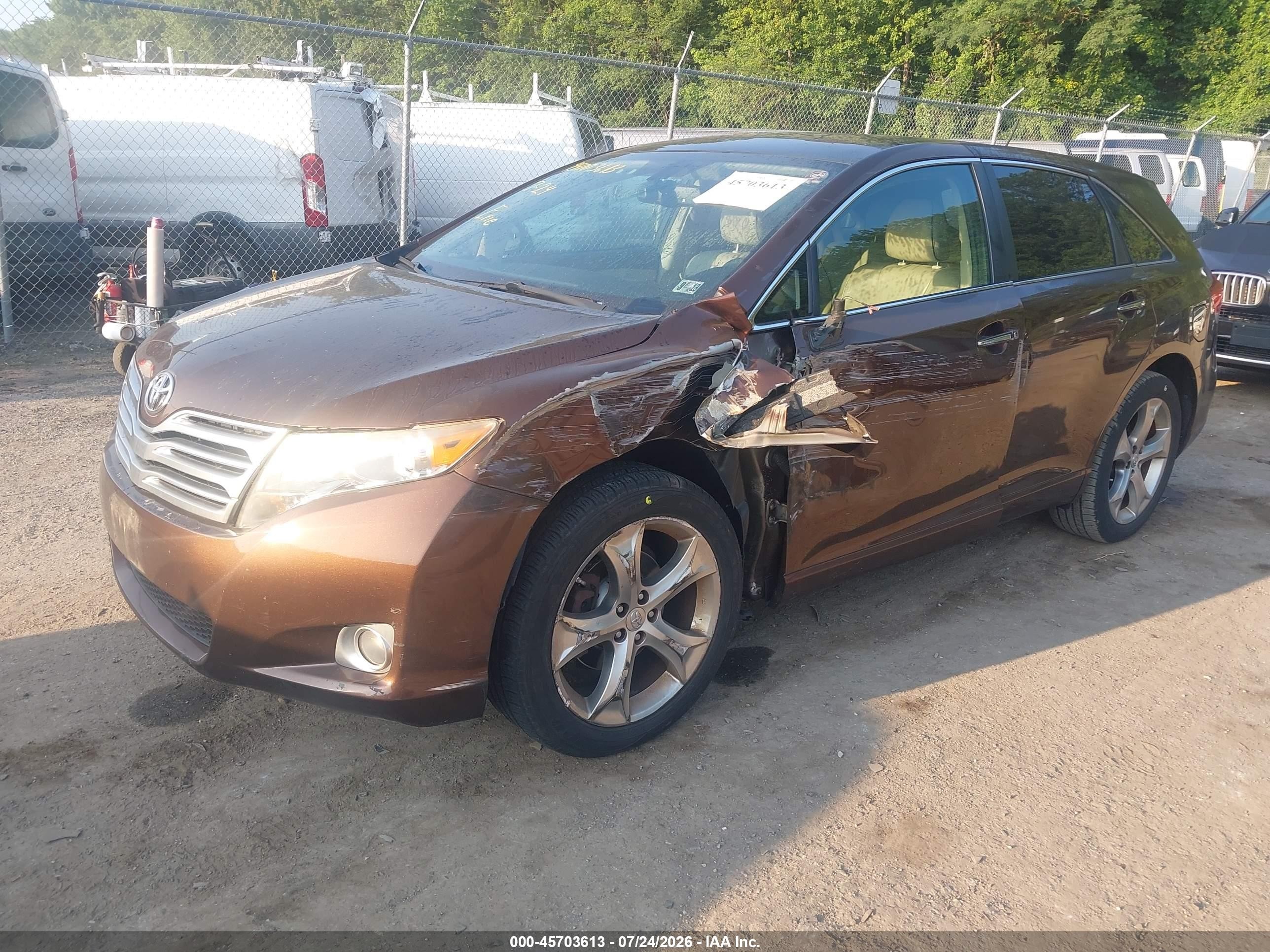 2010 Toyota Venza Base V6 Коричневый vin: 4T3BK3BBXAU043096