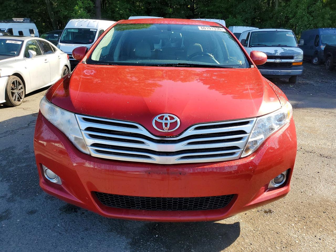 2010 Toyota Venza Awd V6 Red vin: 4T3BK3BBXAU043857