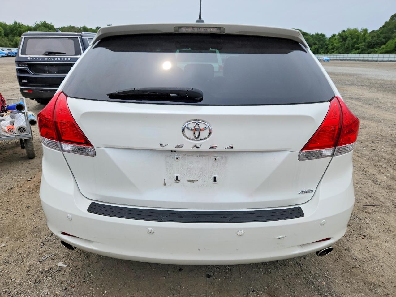 2011 Toyota Venza Awd V6 White vin: 4T3BK3BBXBU049112