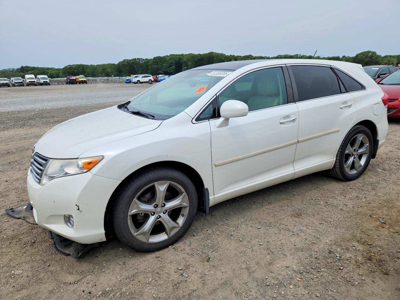 2011 Toyota Venza Awd V6 White vin: 4T3BK3BBXBU049112