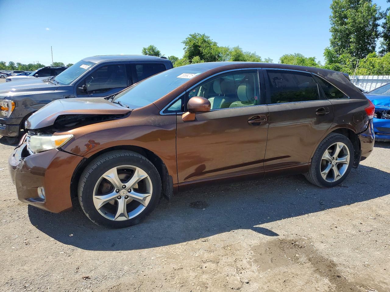 2011 Toyota Venza Awd V6 Brown vin: 4T3BK3BBXBU063043