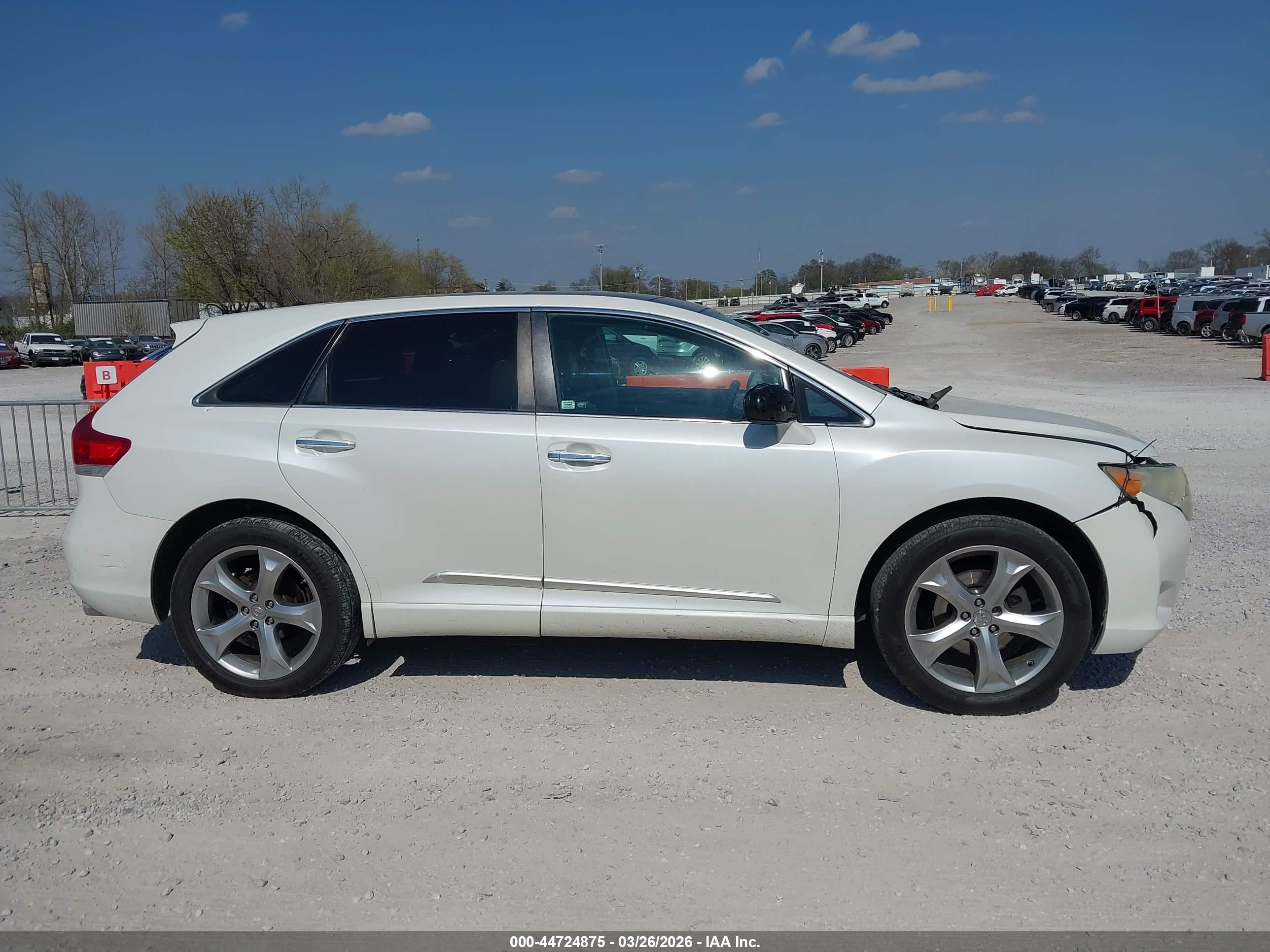 2012 Toyota Venza Limited V6 White vin: 4T3BK3BBXCU066011