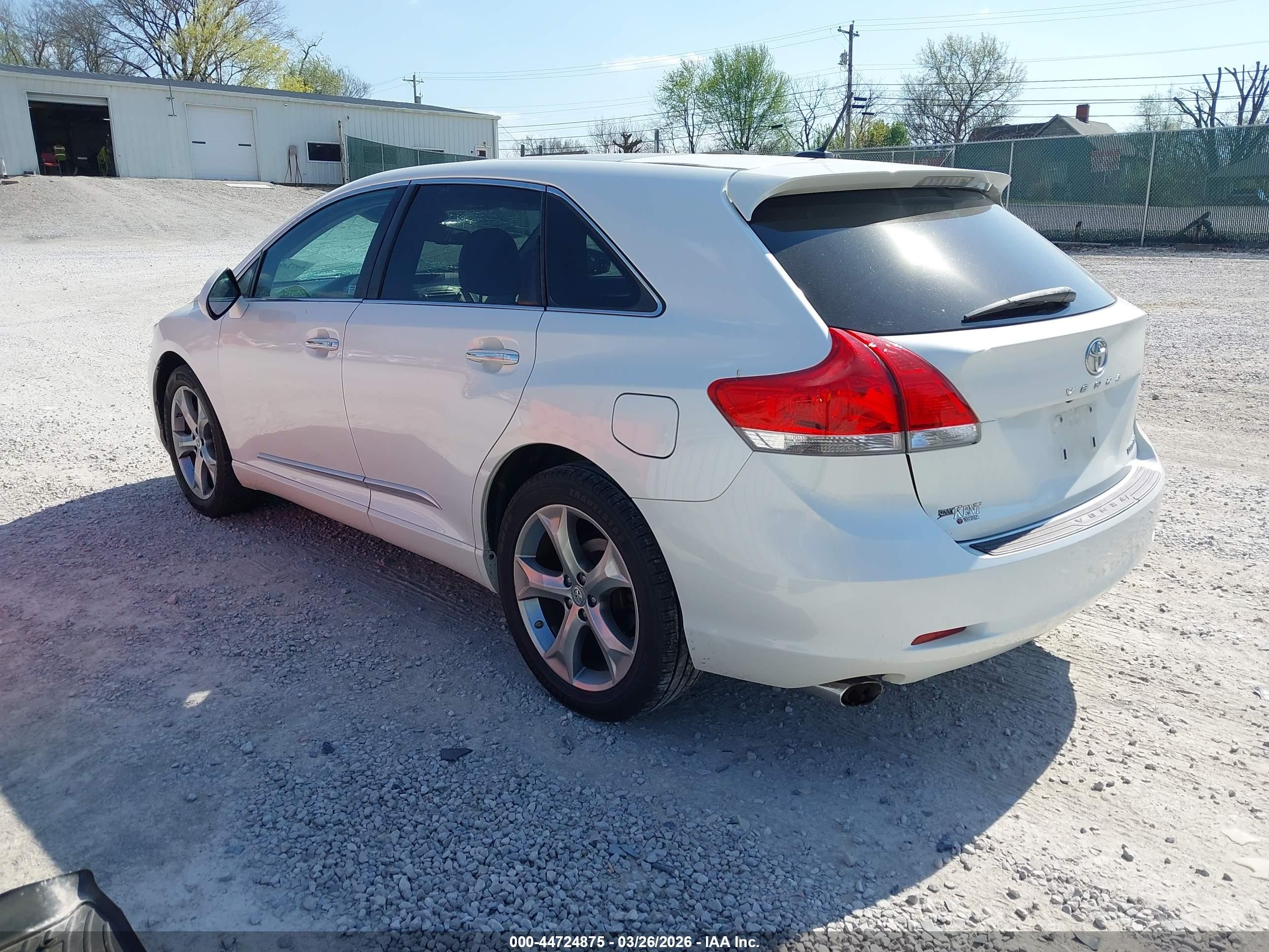 2012 Toyota Venza Limited V6 White vin: 4T3BK3BBXCU066011