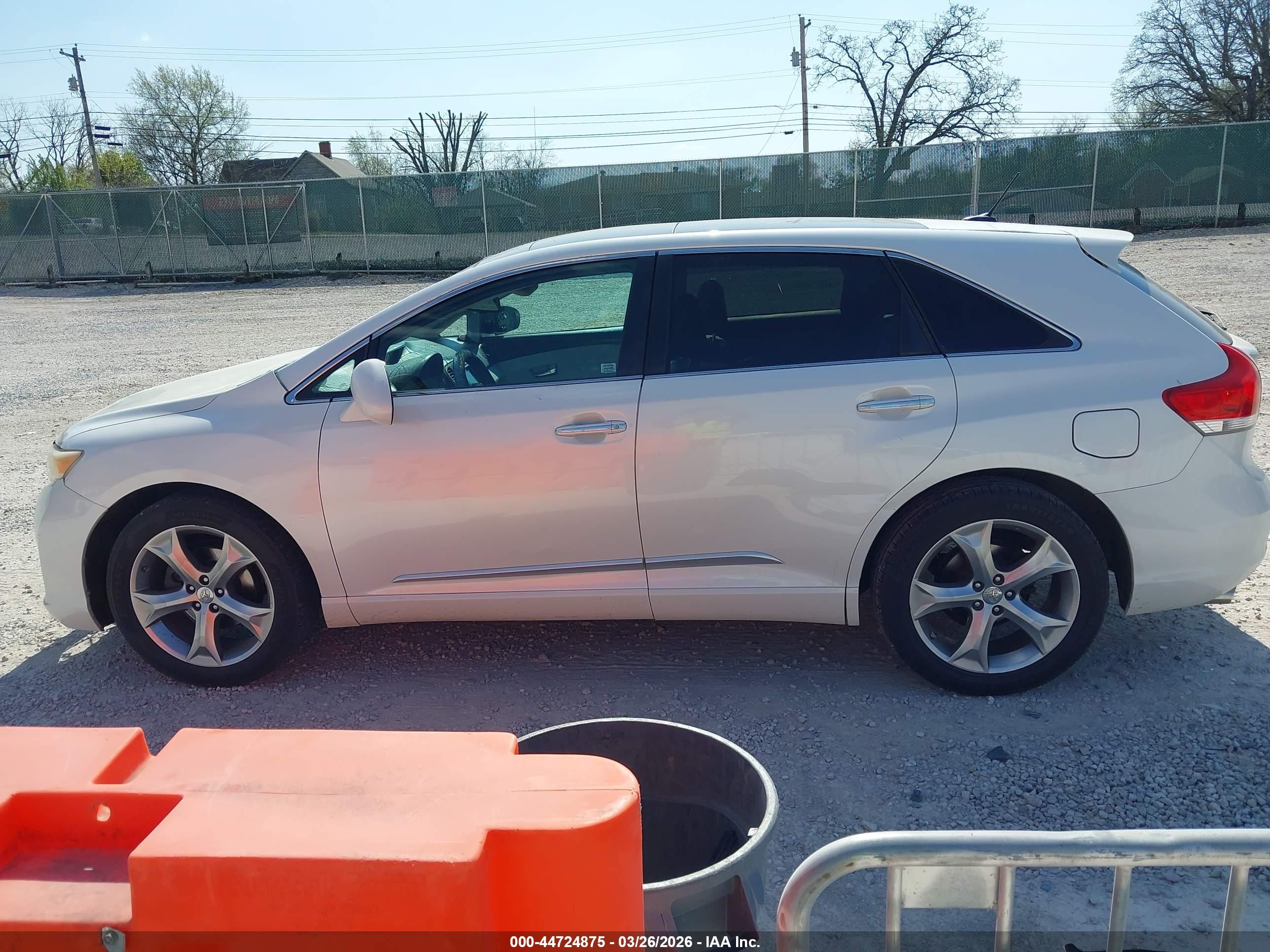 2012 Toyota Venza Limited V6 White vin: 4T3BK3BBXCU066011