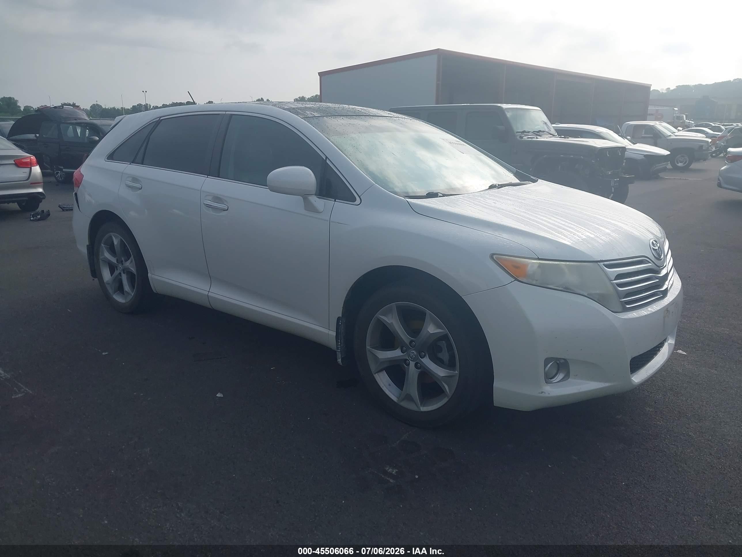 2012 Toyota Venza Limited V6 White vin: 4T3BK3BBXCU067028