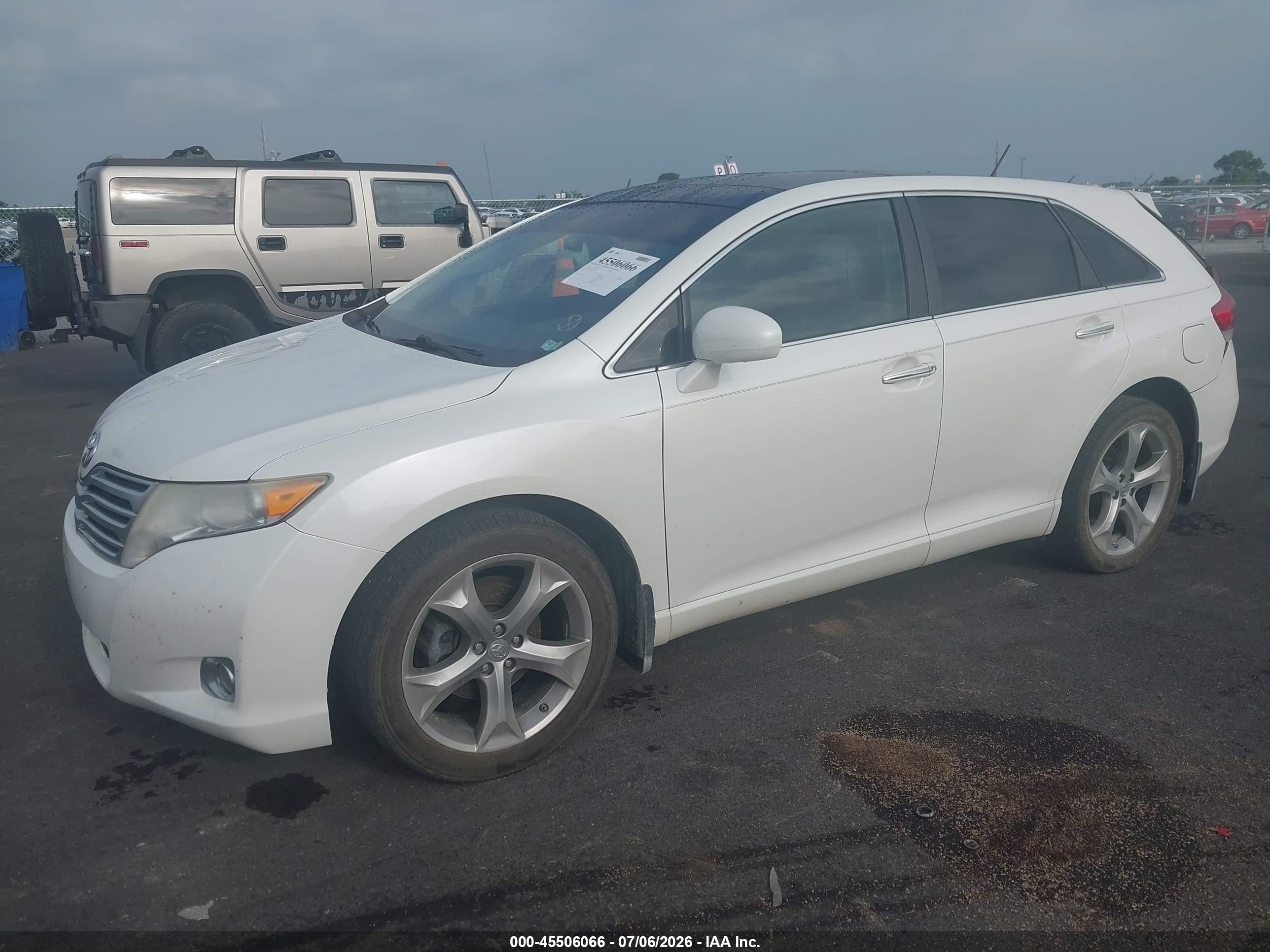 2012 Toyota Venza Limited V6 White vin: 4T3BK3BBXCU067028