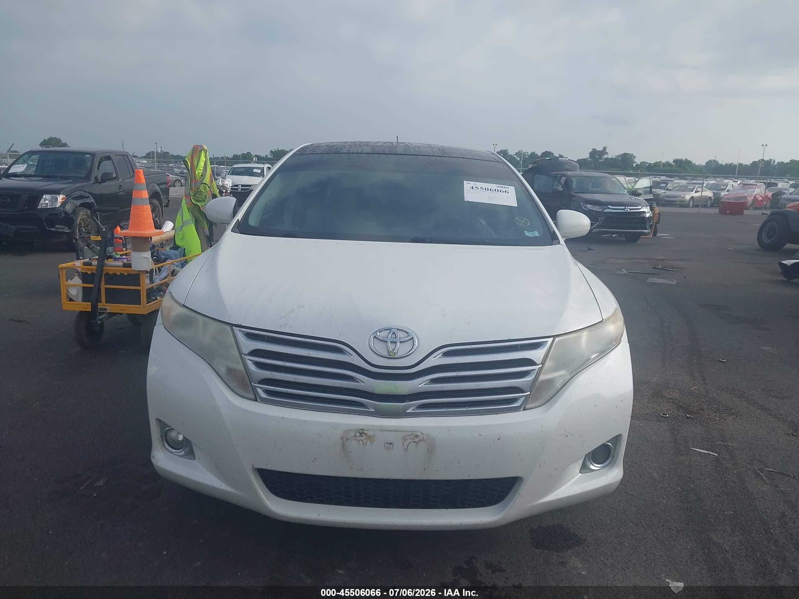 2012 Toyota Venza Limited V6 White vin: 4T3BK3BBXCU067028