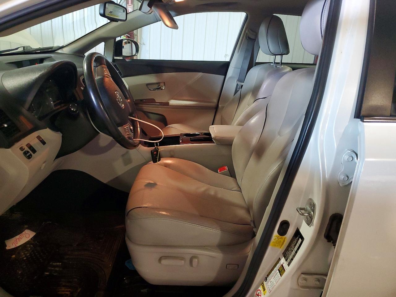 2012 Toyota Venza Xle White vin: 4T3BK3BBXCU072035