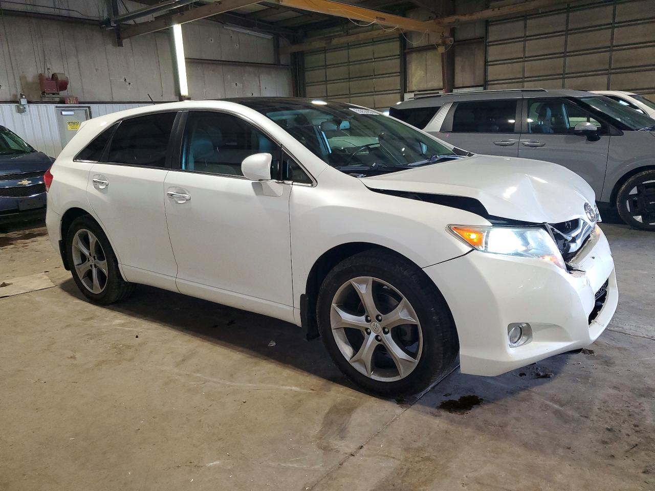 2012 Toyota Venza Xle White vin: 4T3BK3BBXCU072035