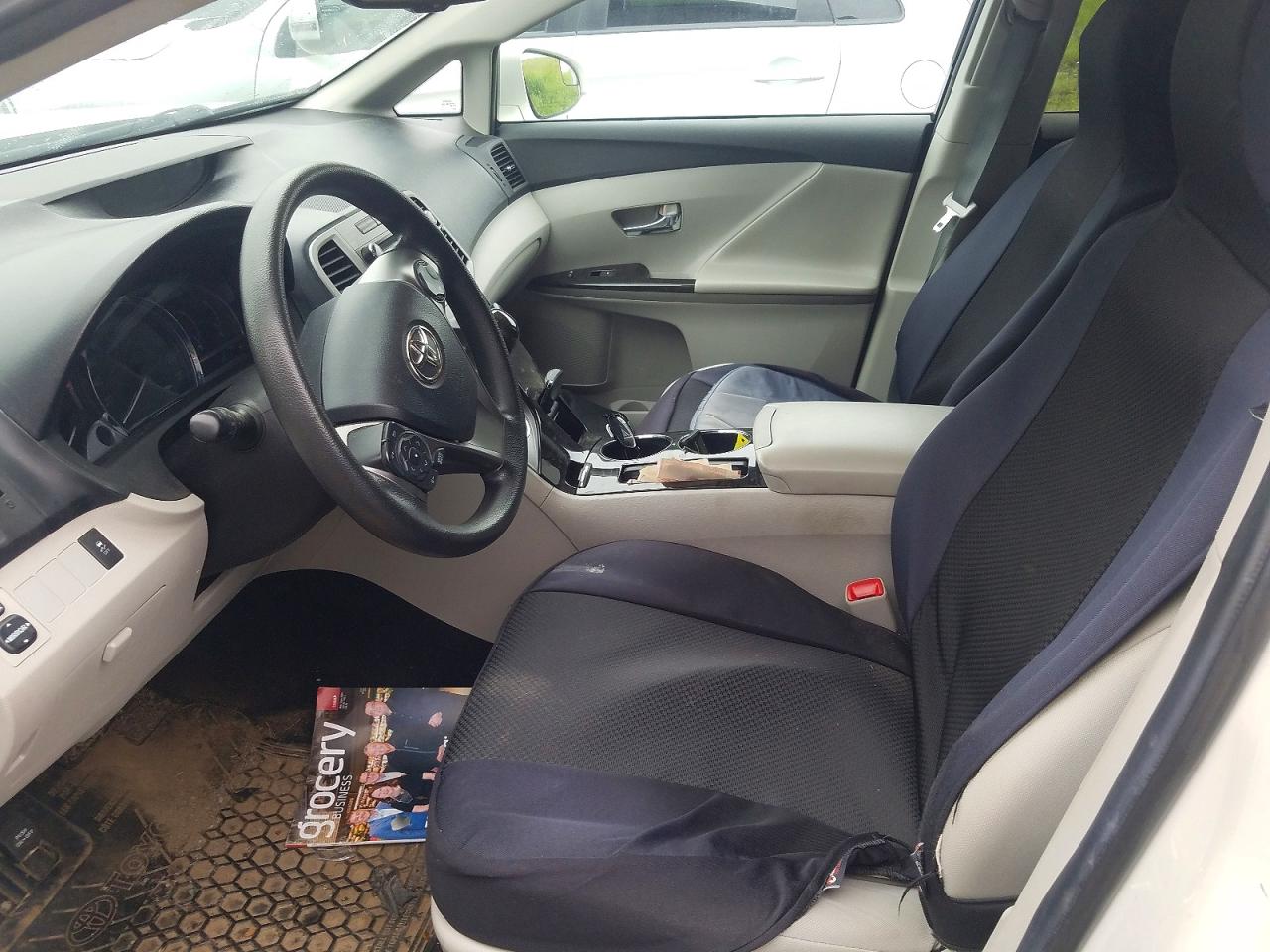 2013 Toyota Venza Le White vin: 4T3BK3BBXDU075485