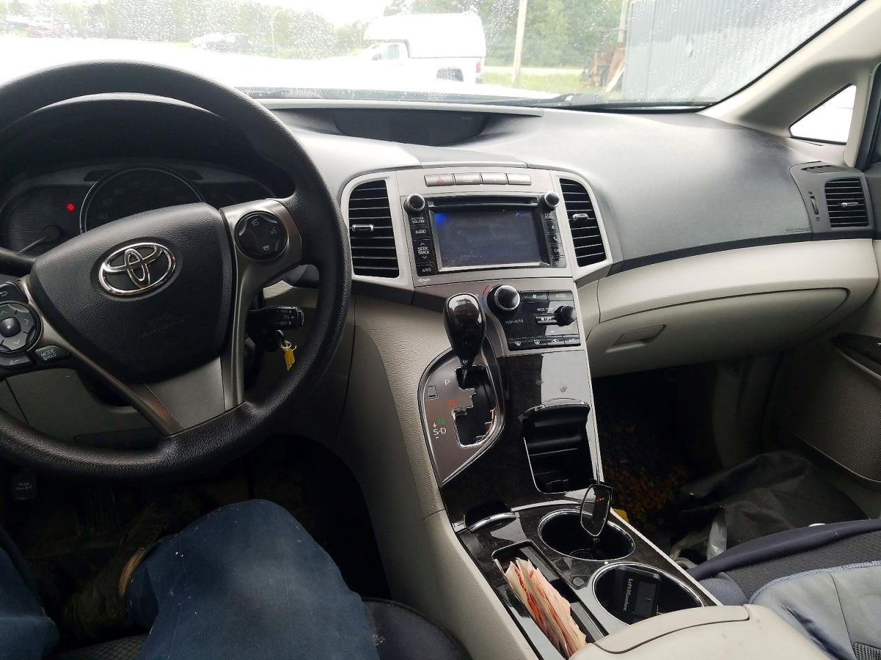 2013 Toyota Venza Le White vin: 4T3BK3BBXDU075485