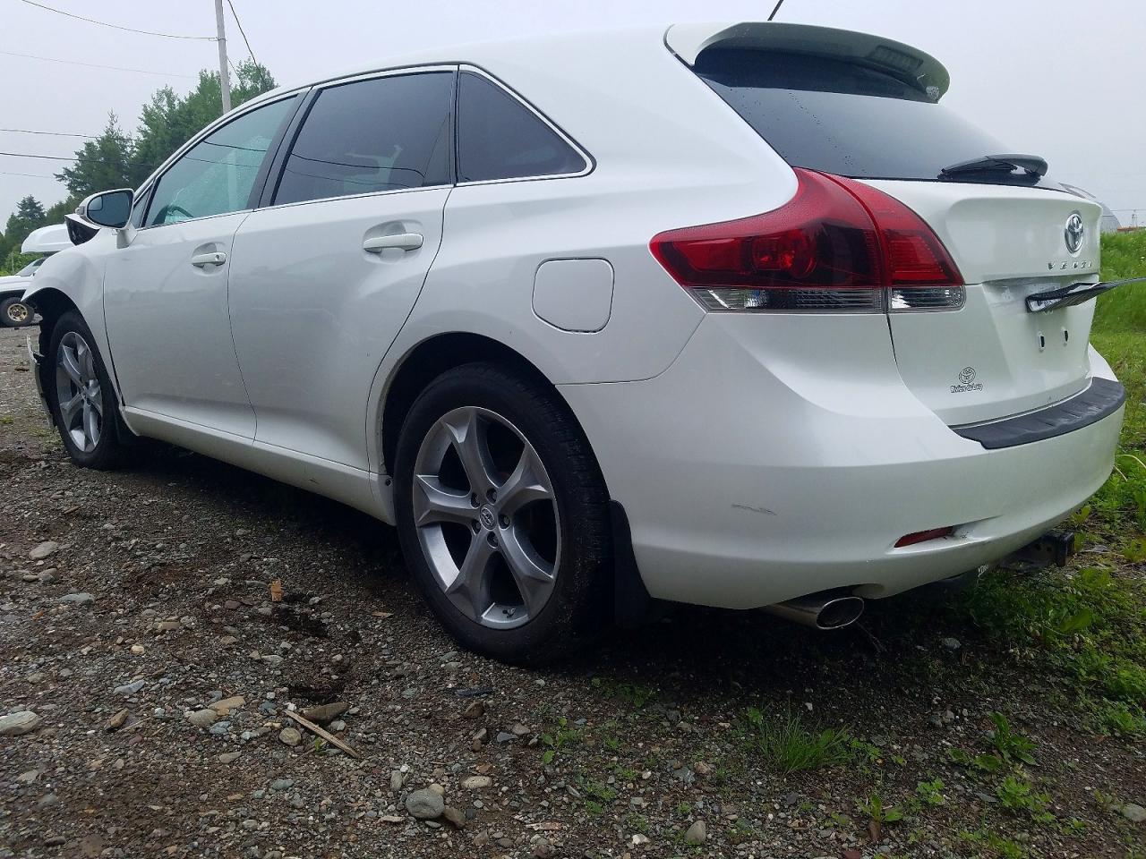 2013 Toyota Venza Le White vin: 4T3BK3BBXDU075485