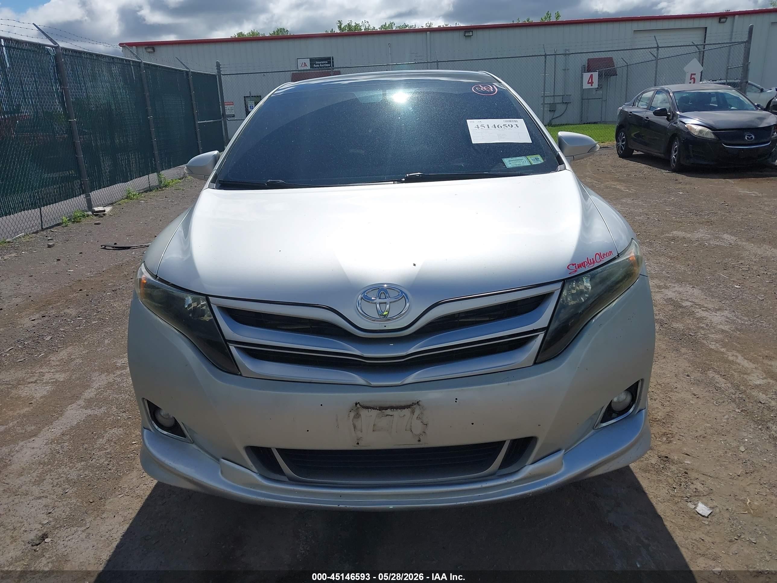 2013 Toyota Venza Base V6 Silver vin: 4T3BK3BBXDU076295