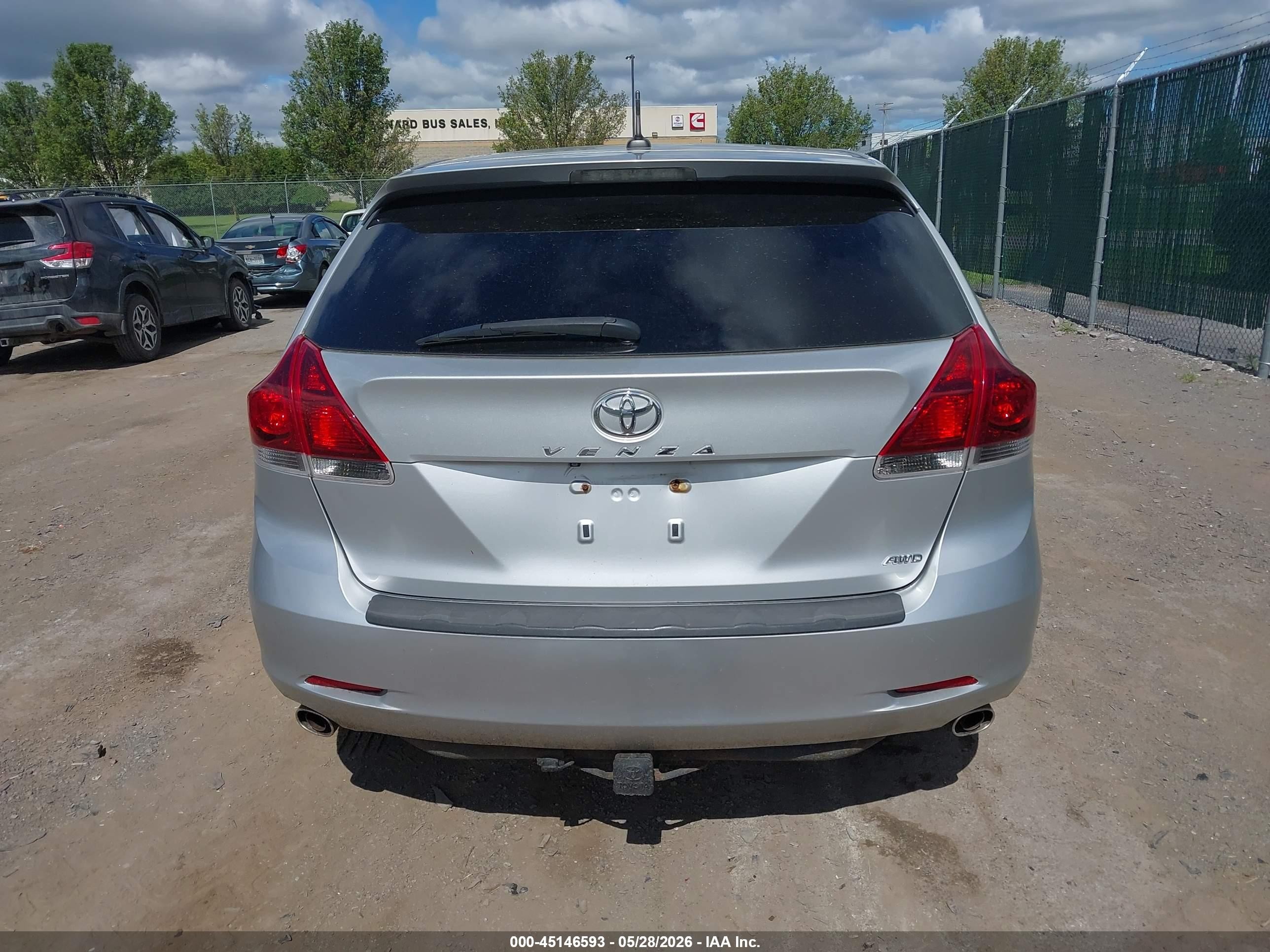 2013 Toyota Venza Base V6 Silver vin: 4T3BK3BBXDU076295