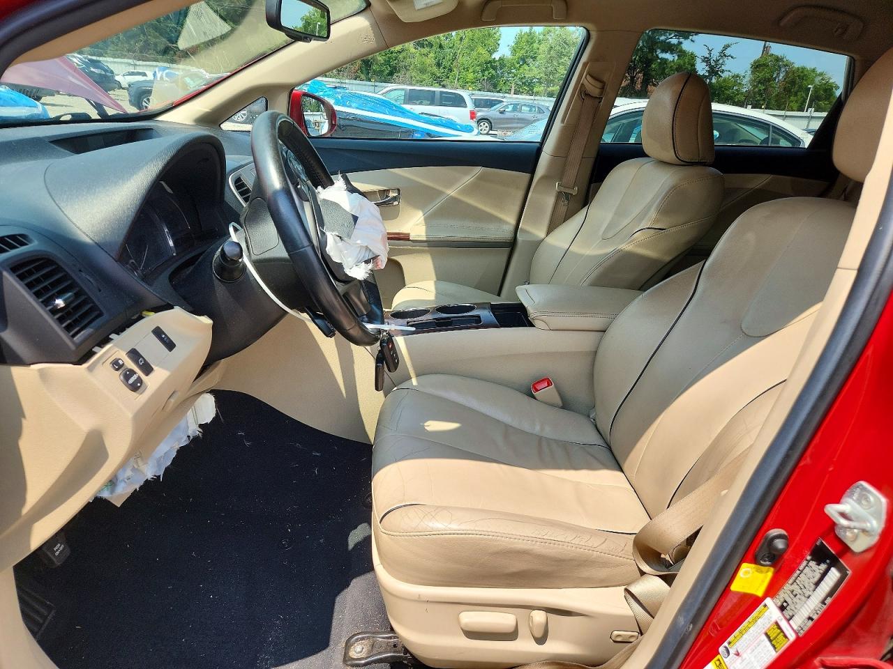 2013 Toyota Venza Xle Red vin: 4T3BK3BBXDU087541