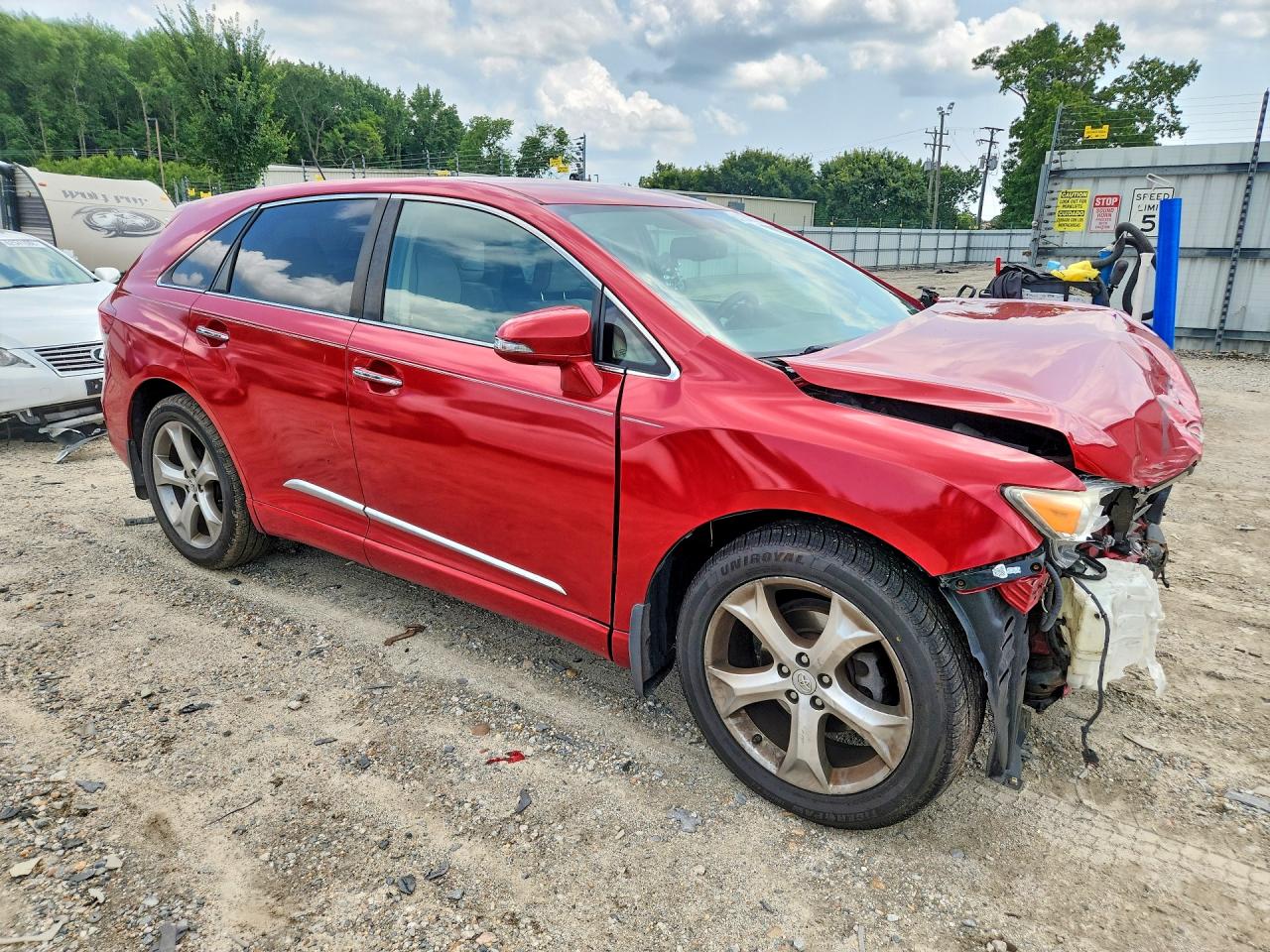 2013 Toyota Venza Xle Red vin: 4T3BK3BBXDU087541