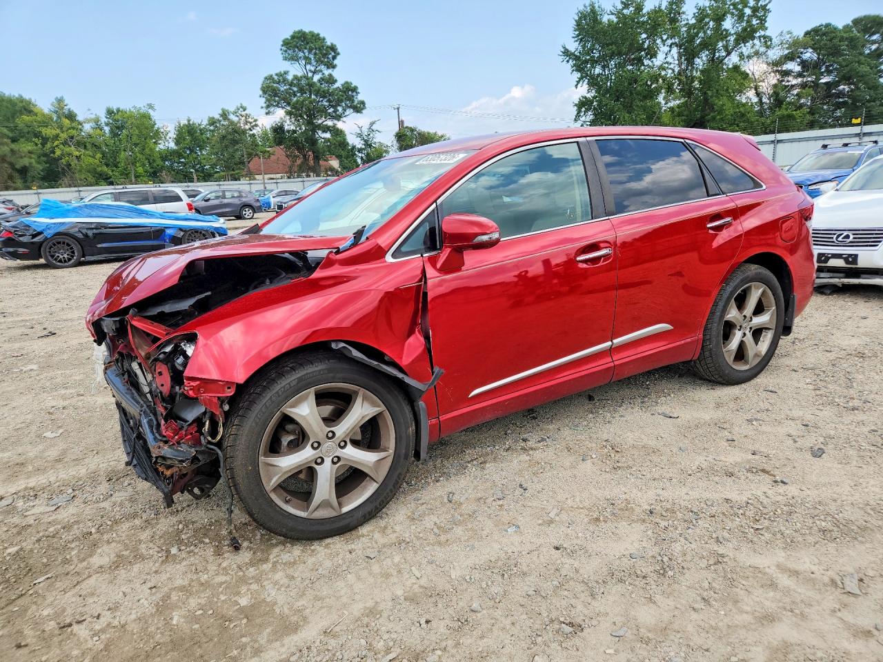 2013 Toyota Venza Xle Red vin: 4T3BK3BBXDU087541