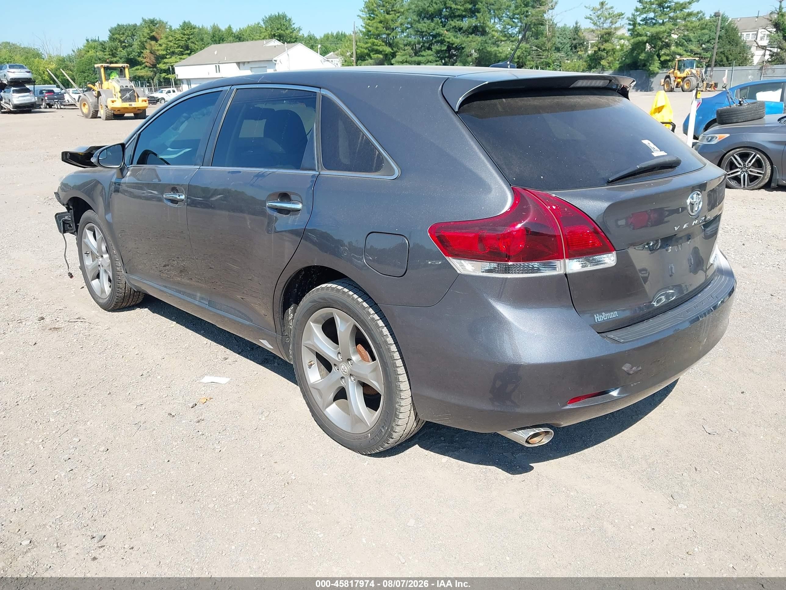2013 Toyota Venza Xle V6 Gray vin: 4T3BK3BBXDU093503