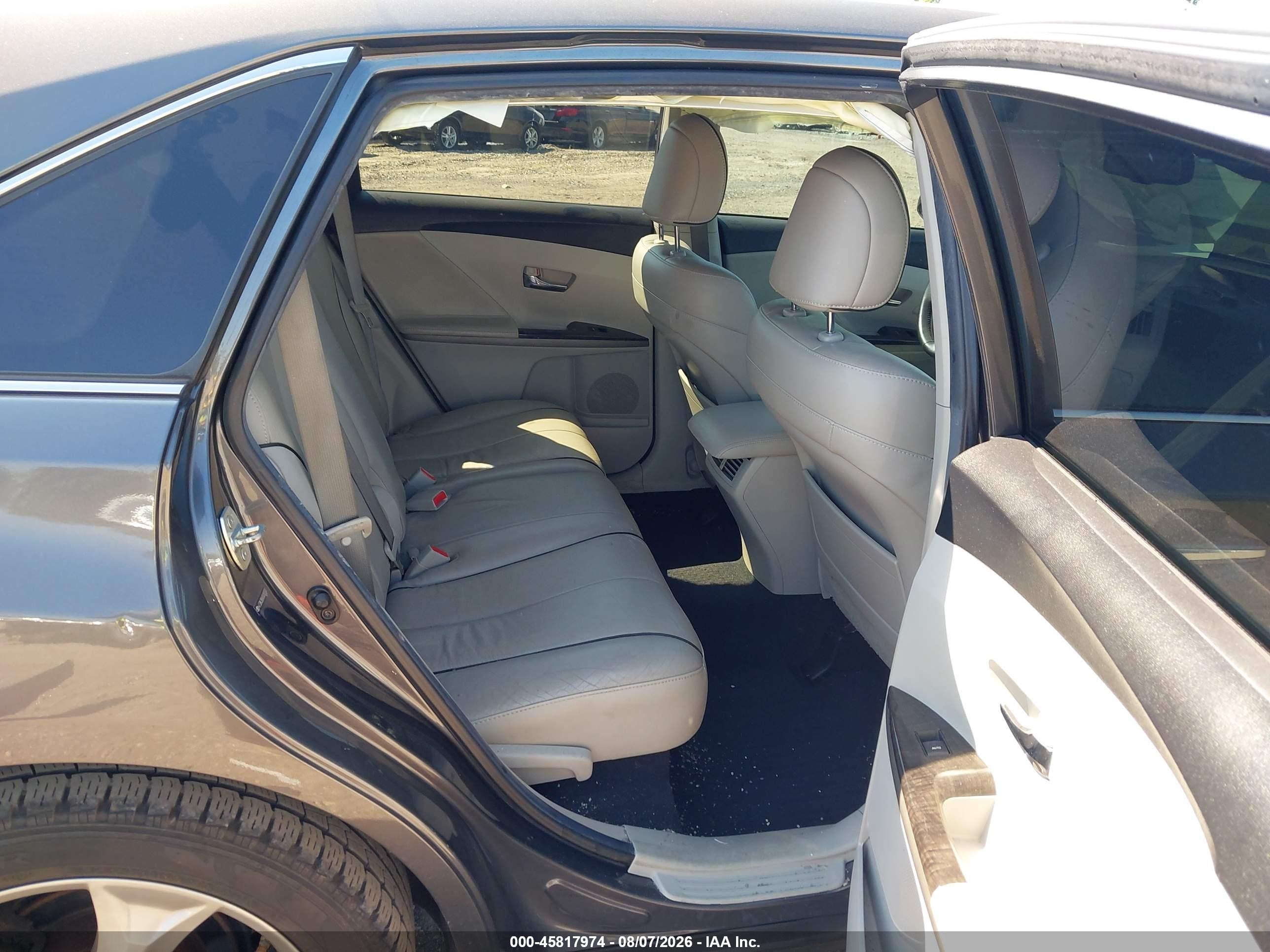2013 Toyota Venza Xle V6 Gray vin: 4T3BK3BBXDU093503