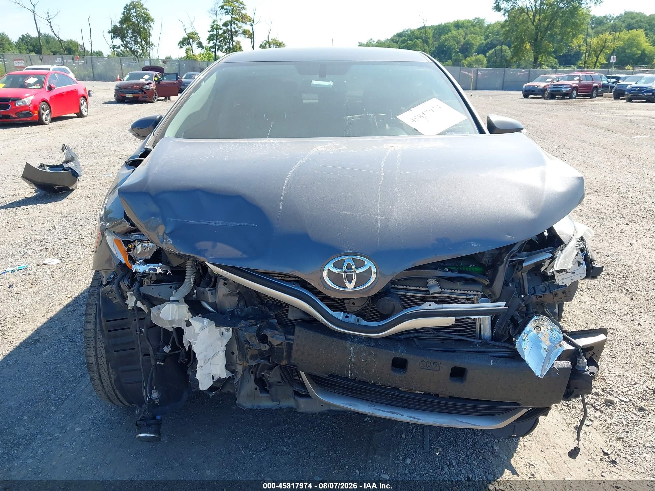 2013 Toyota Venza Xle V6 Gray vin: 4T3BK3BBXDU093503