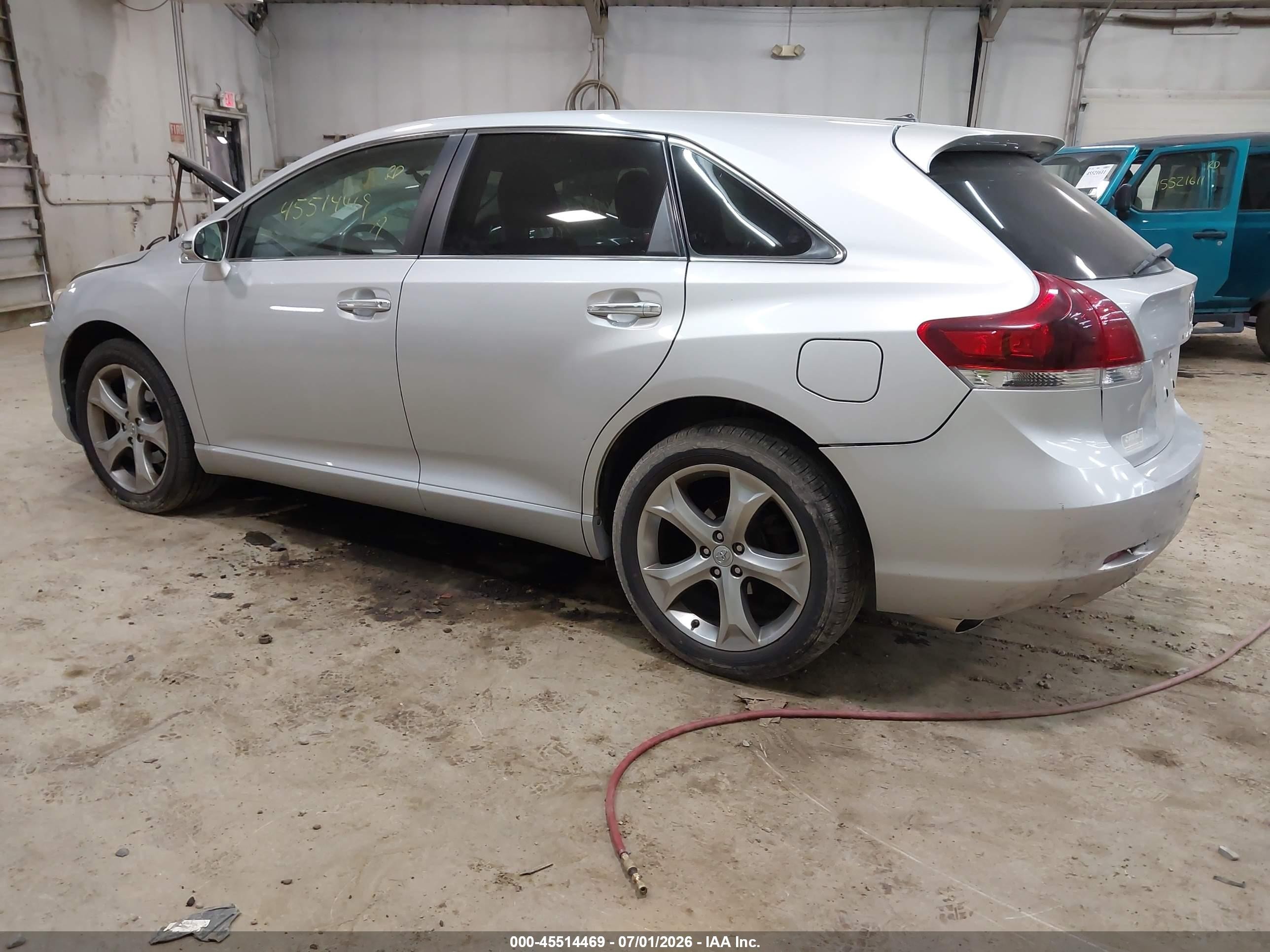 2014 Toyota Venza Xle V6 Silver vin: 4T3BK3BBXEU099366