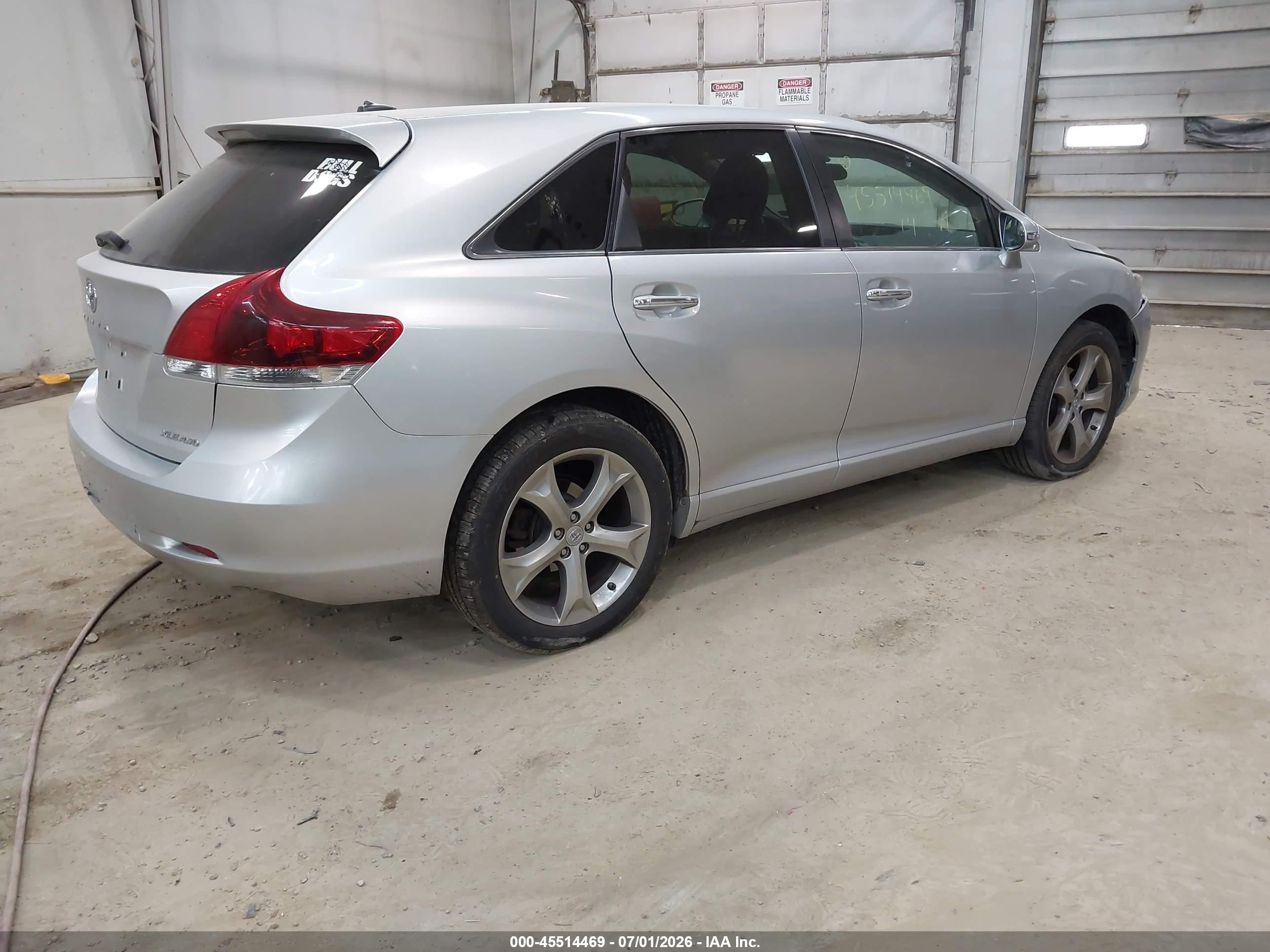 2014 Toyota Venza Xle V6 Silver vin: 4T3BK3BBXEU099366