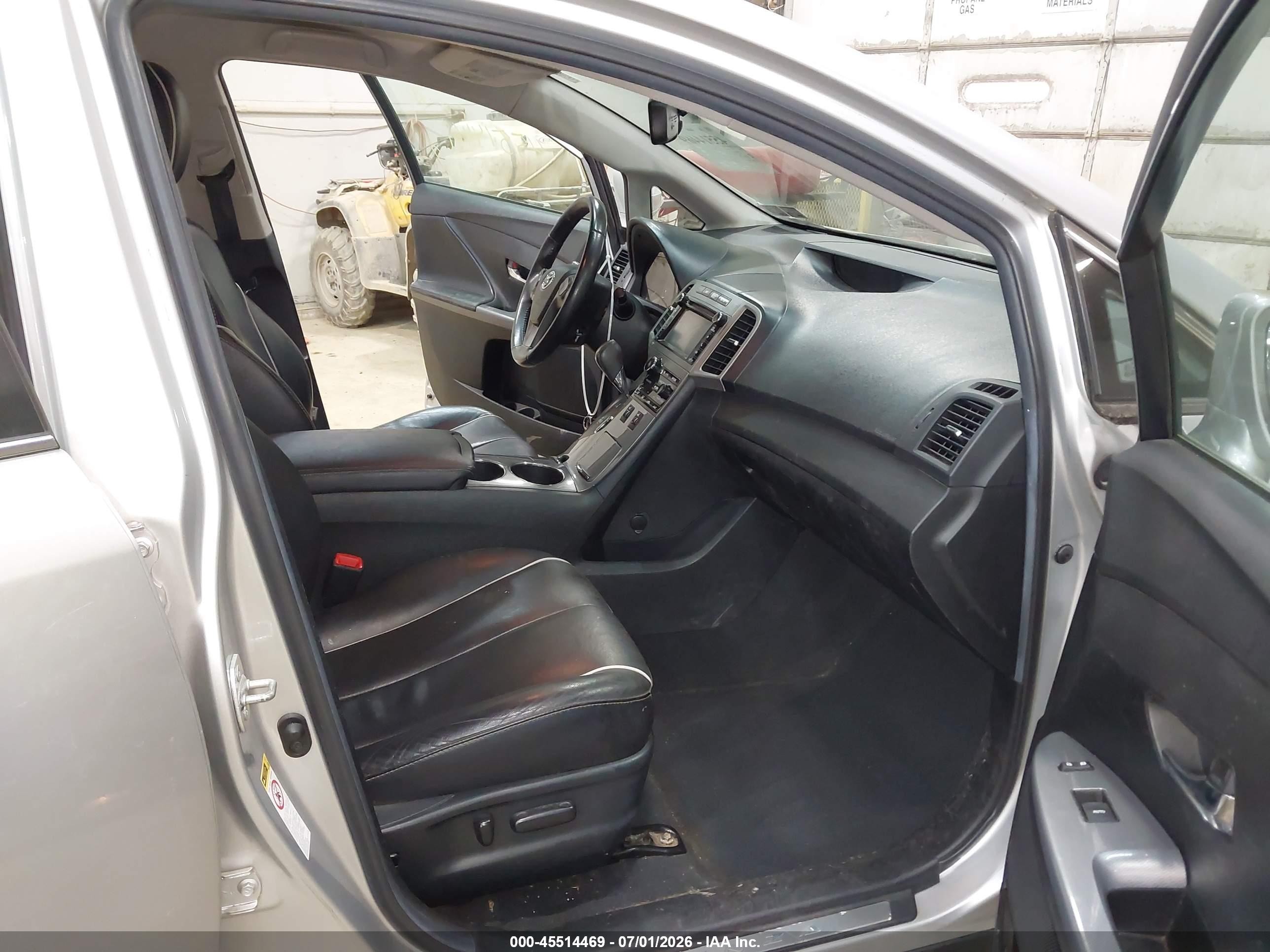 2014 Toyota Venza Xle V6 Silver vin: 4T3BK3BBXEU099366