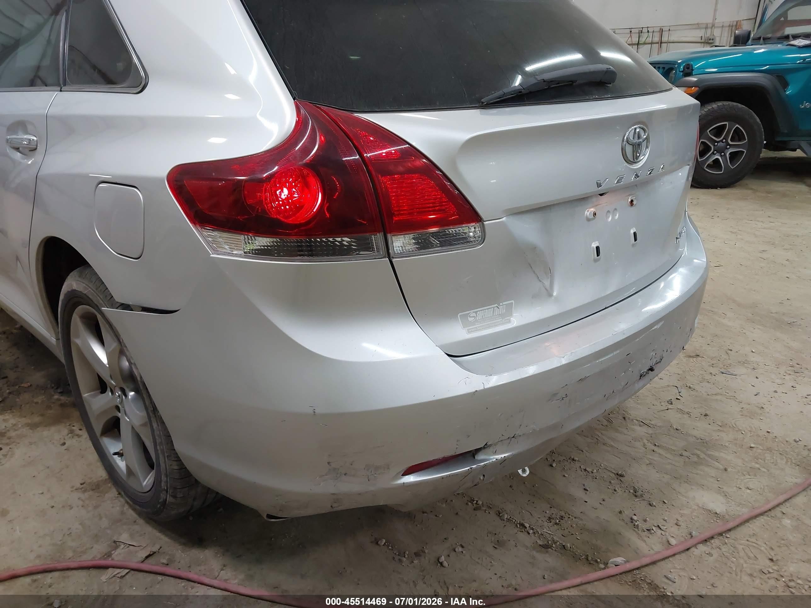 2014 Toyota Venza Xle V6 Silver vin: 4T3BK3BBXEU099366