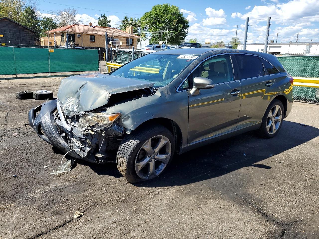 2014 Toyota Venza Xle Green vin: 4T3BK3BBXEU102220