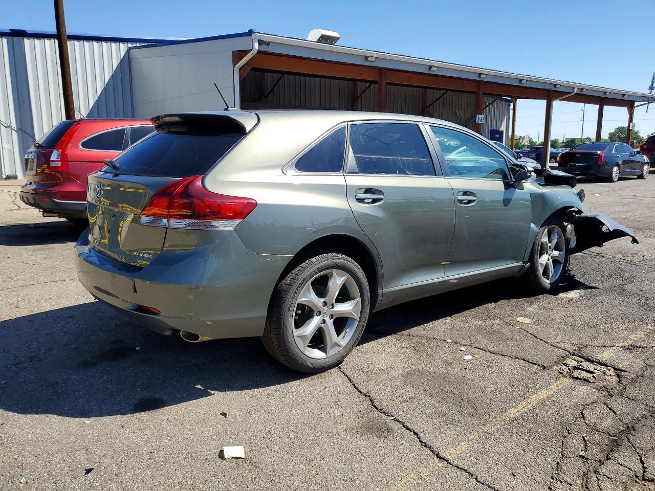 2014 Toyota Venza Xle Green vin: 4T3BK3BBXEU102220