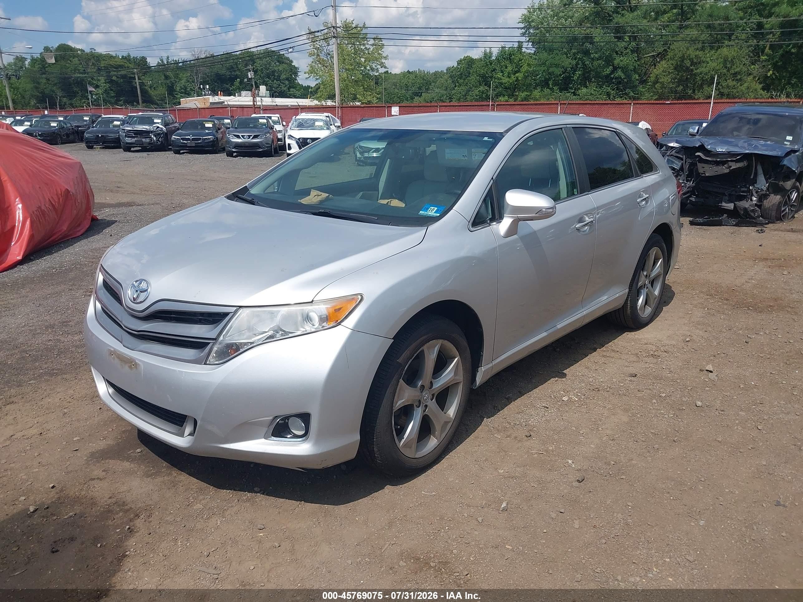 2014 Toyota Venza Xle V6 Gray vin: 4T3BK3BBXEU107658