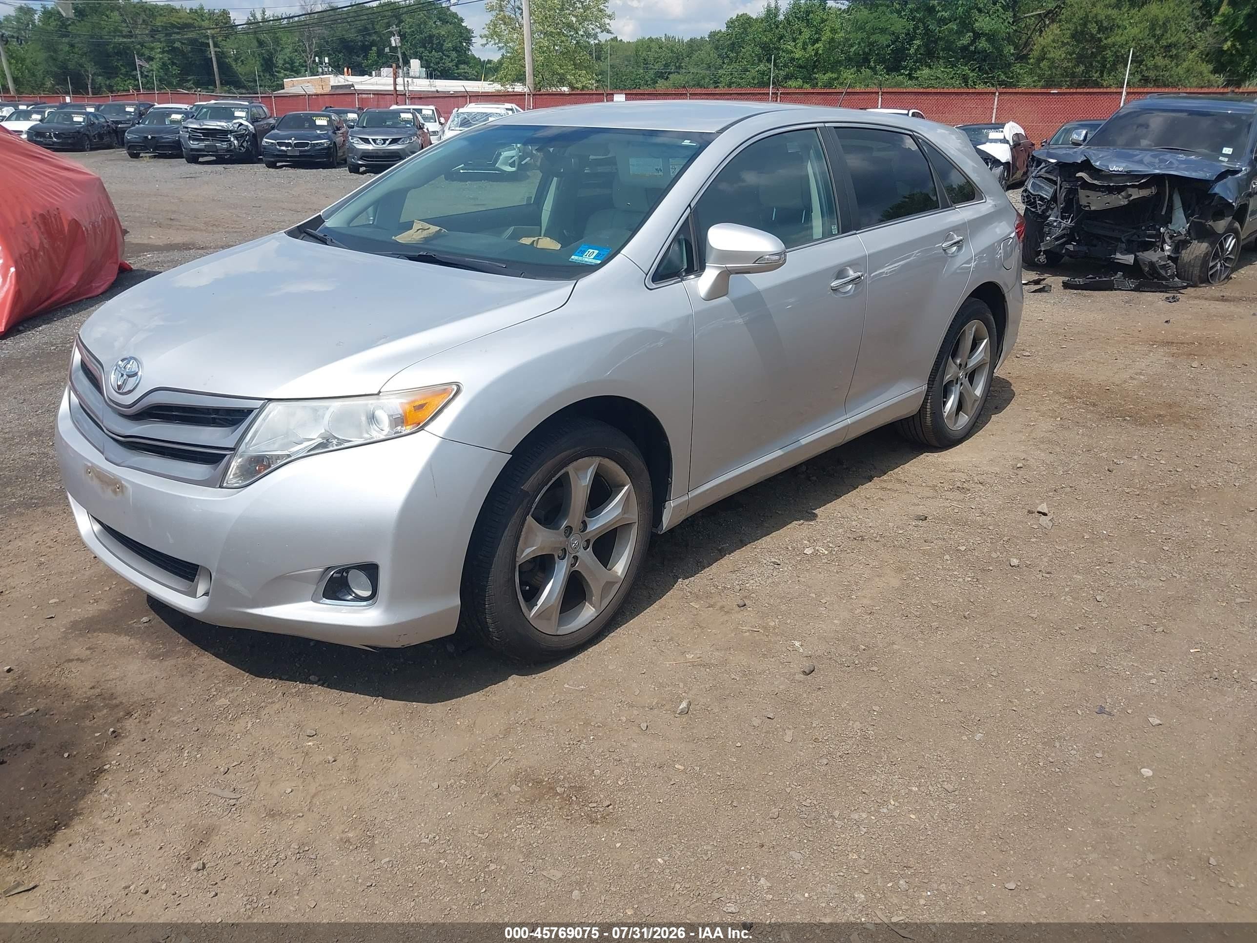 2014 Toyota Venza Xle V6 Gray vin: 4T3BK3BBXEU107658