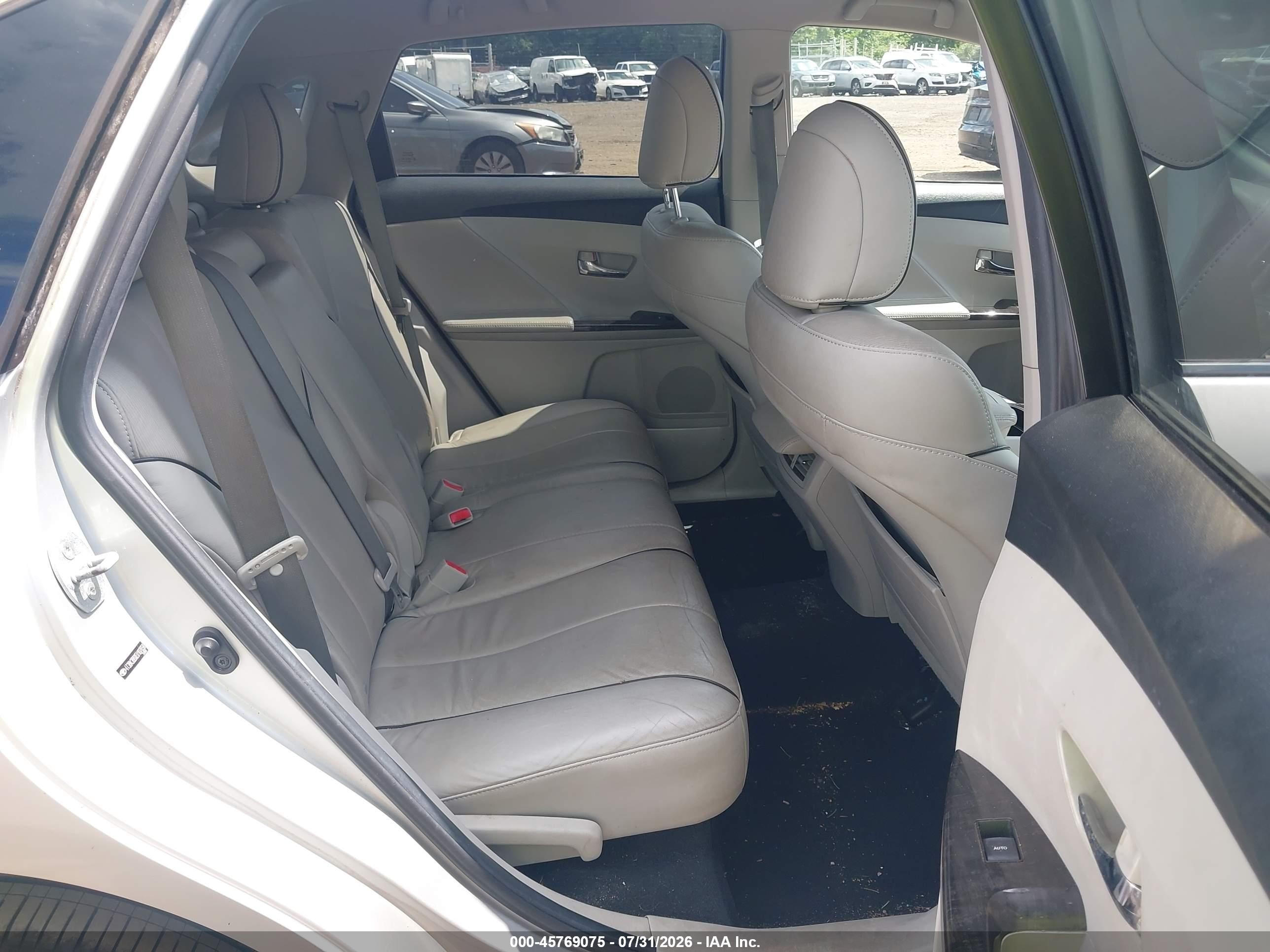 2014 Toyota Venza Xle V6 Gray vin: 4T3BK3BBXEU107658
