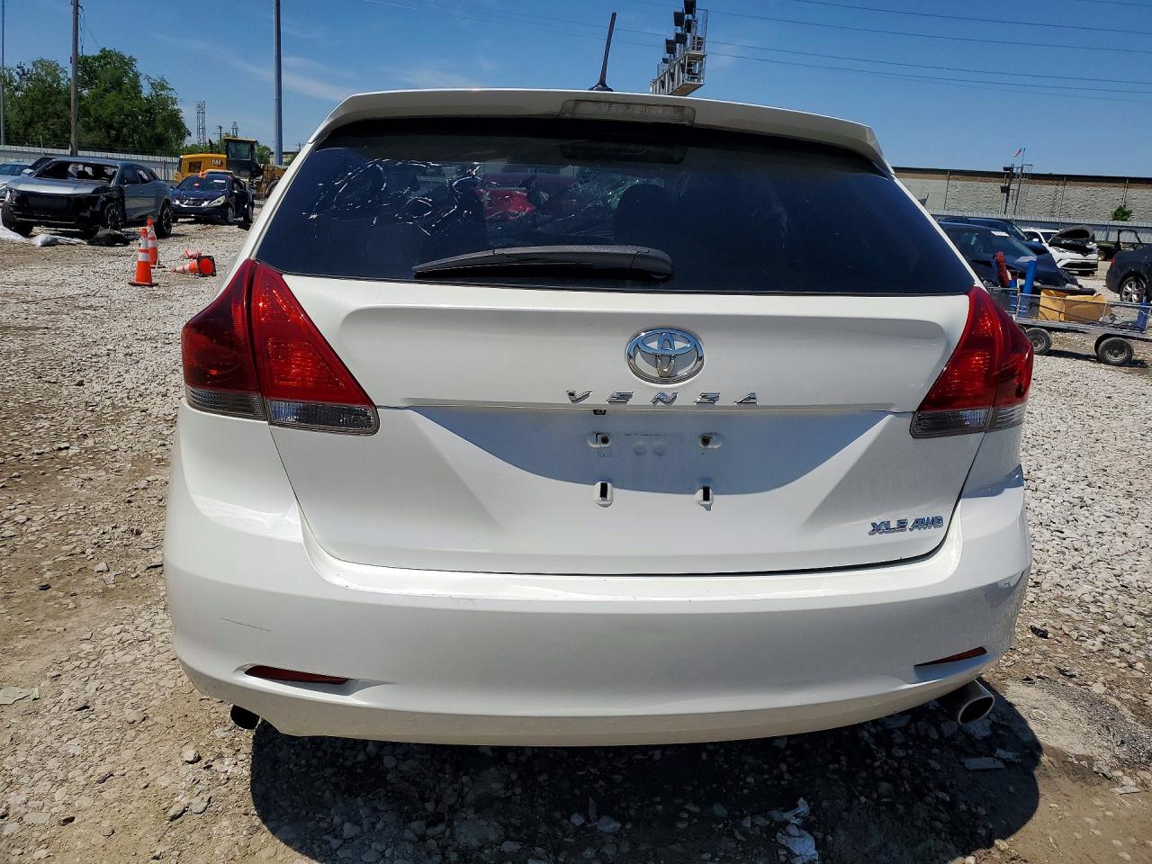 2014 Toyota Venza Xle White vin: 4T3BK3BBXEU107952