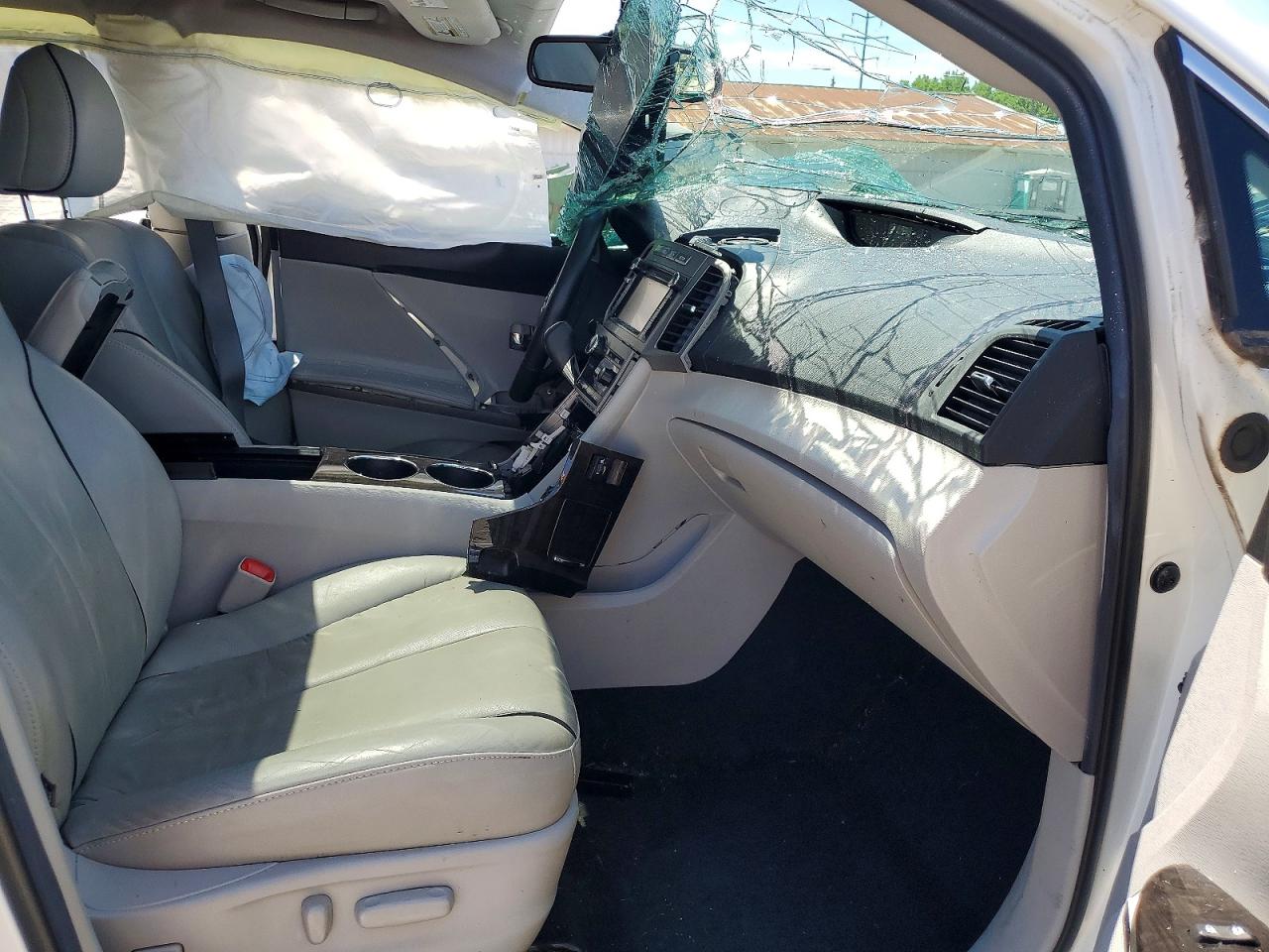 2014 Toyota Venza Xle White vin: 4T3BK3BBXEU107952