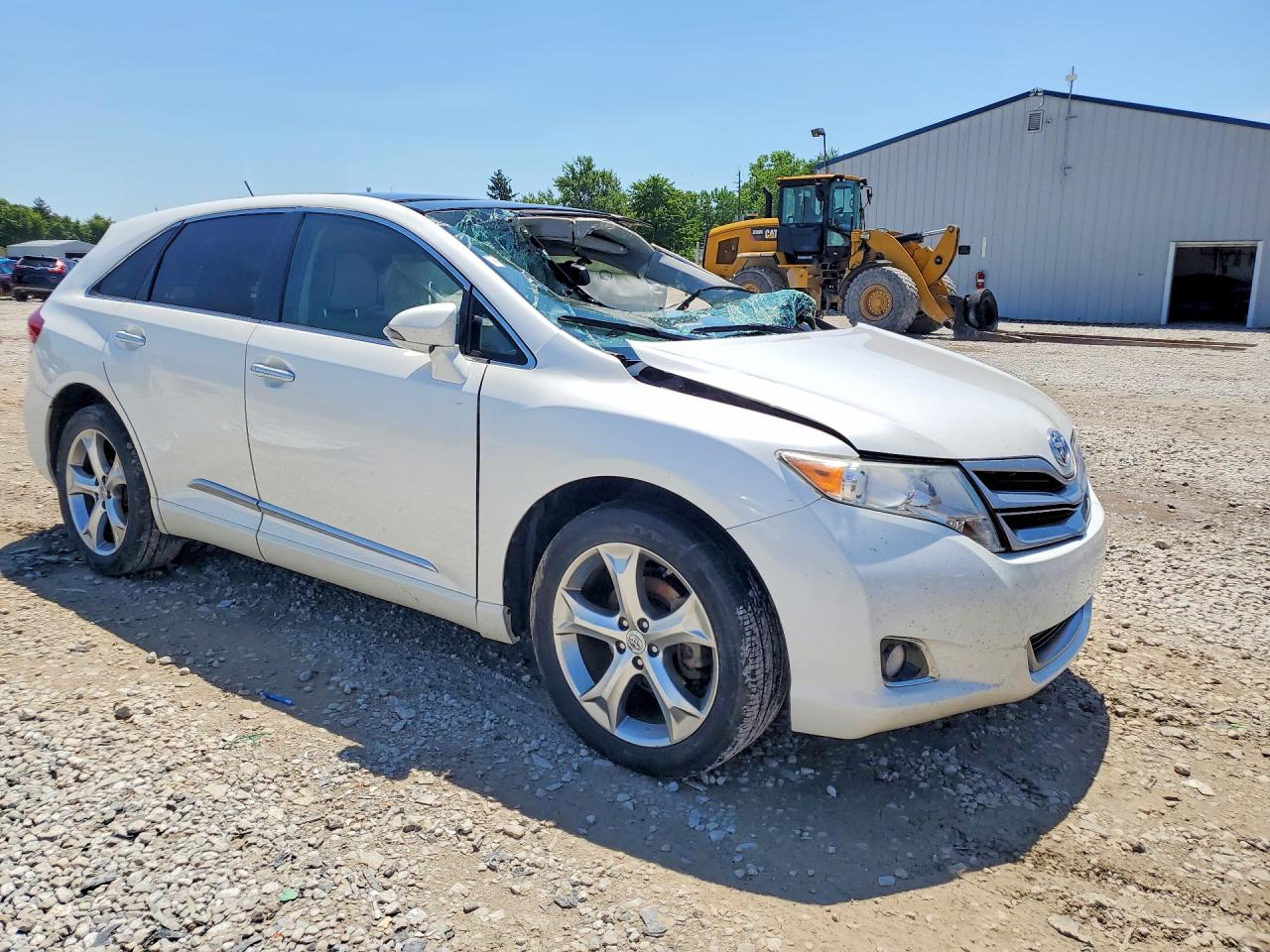 2014 Toyota Venza Xle White vin: 4T3BK3BBXEU107952