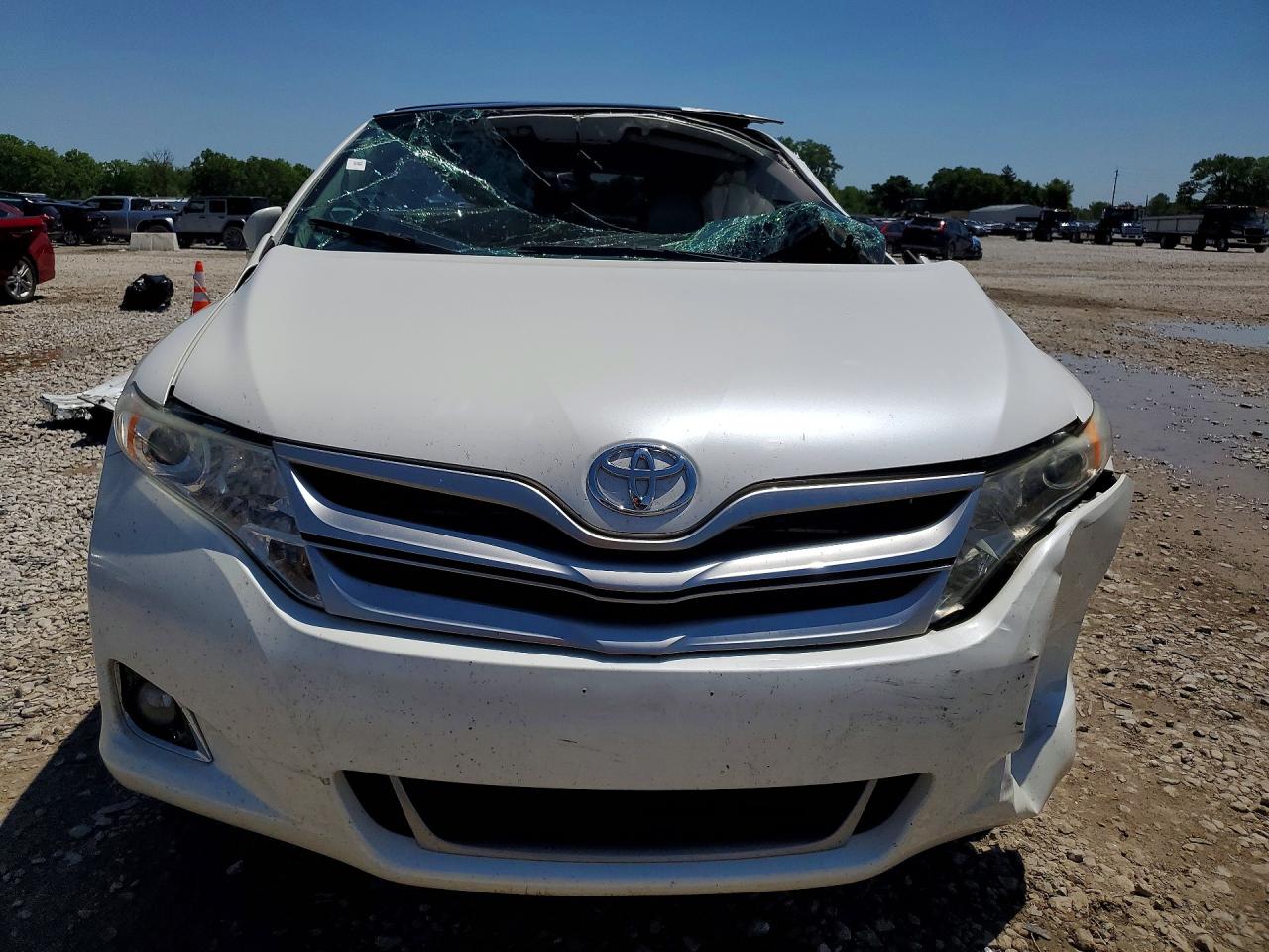 2014 Toyota Venza Xle White vin: 4T3BK3BBXEU107952