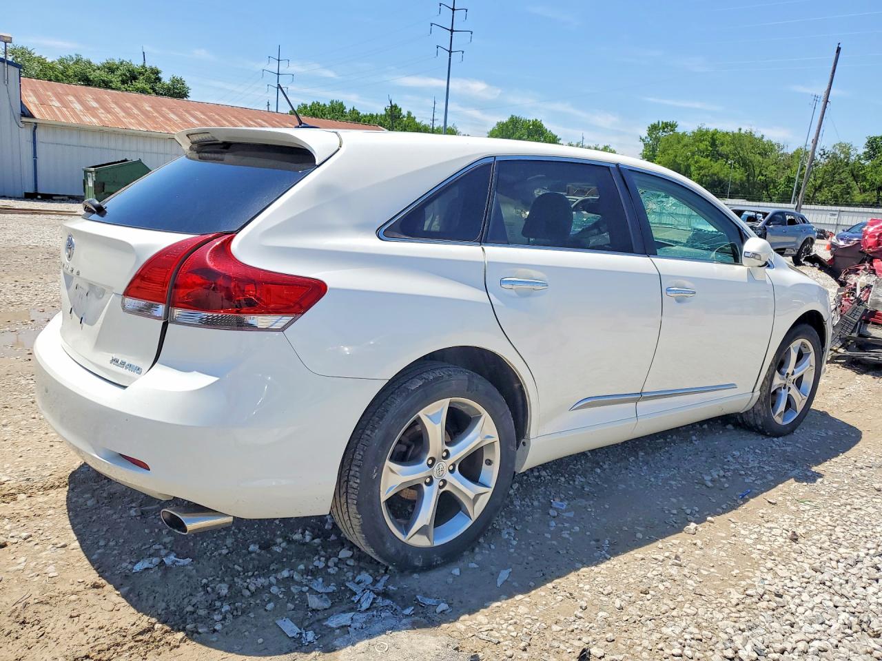 2014 Toyota Venza Xle White vin: 4T3BK3BBXEU107952