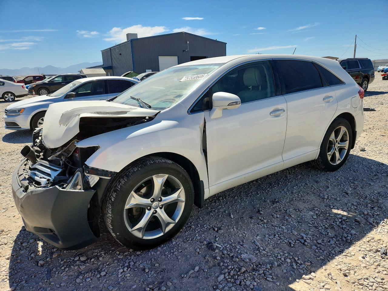 2015 Toyota Venza Xle White vin: 4T3BK3BBXFU112361