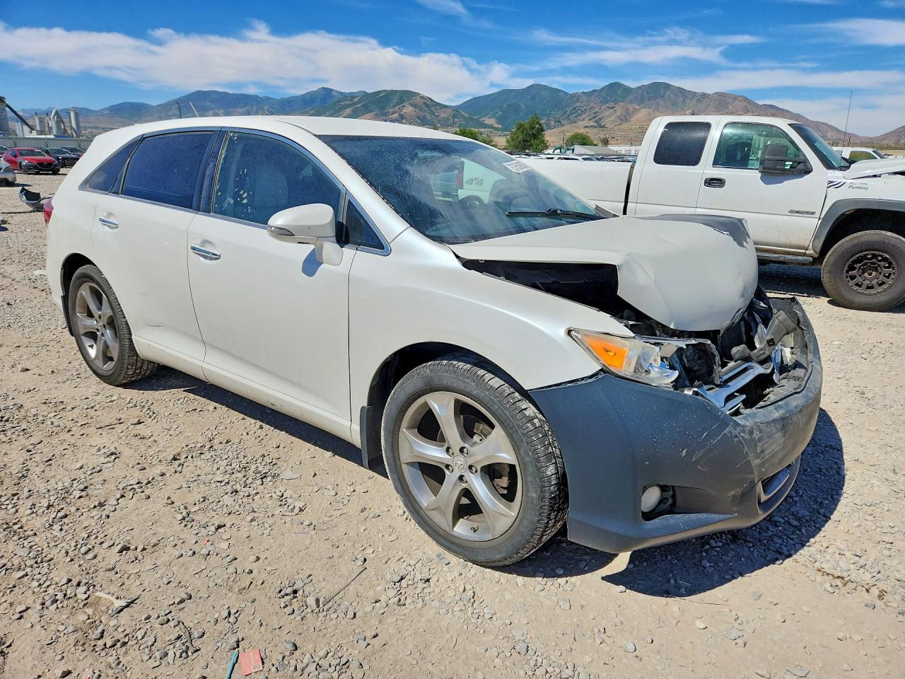 2015 Toyota Venza Xle White vin: 4T3BK3BBXFU112361