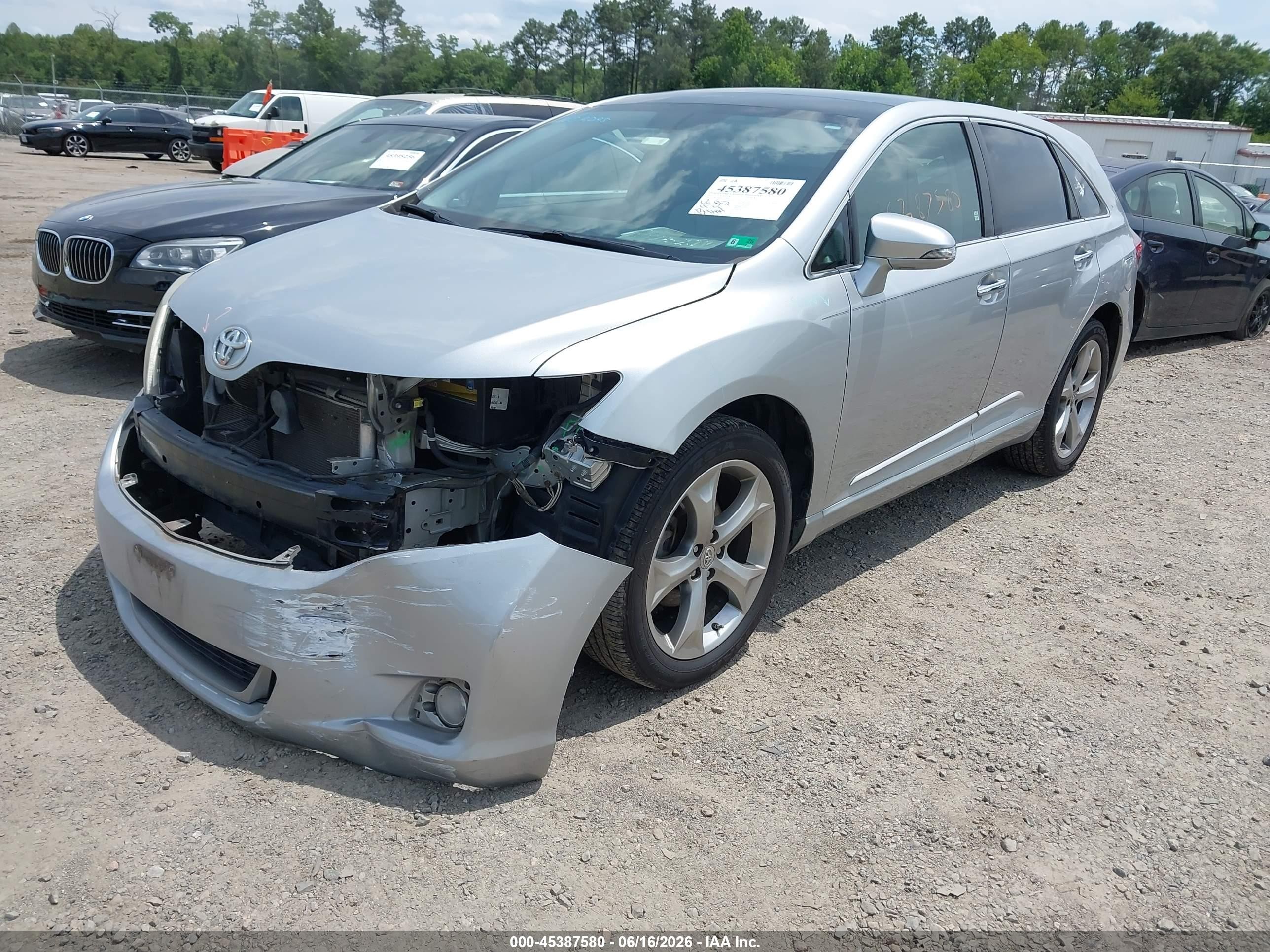 2015 Toyota Venza Xle V6 Silver vin: 4T3BK3BBXFU118984