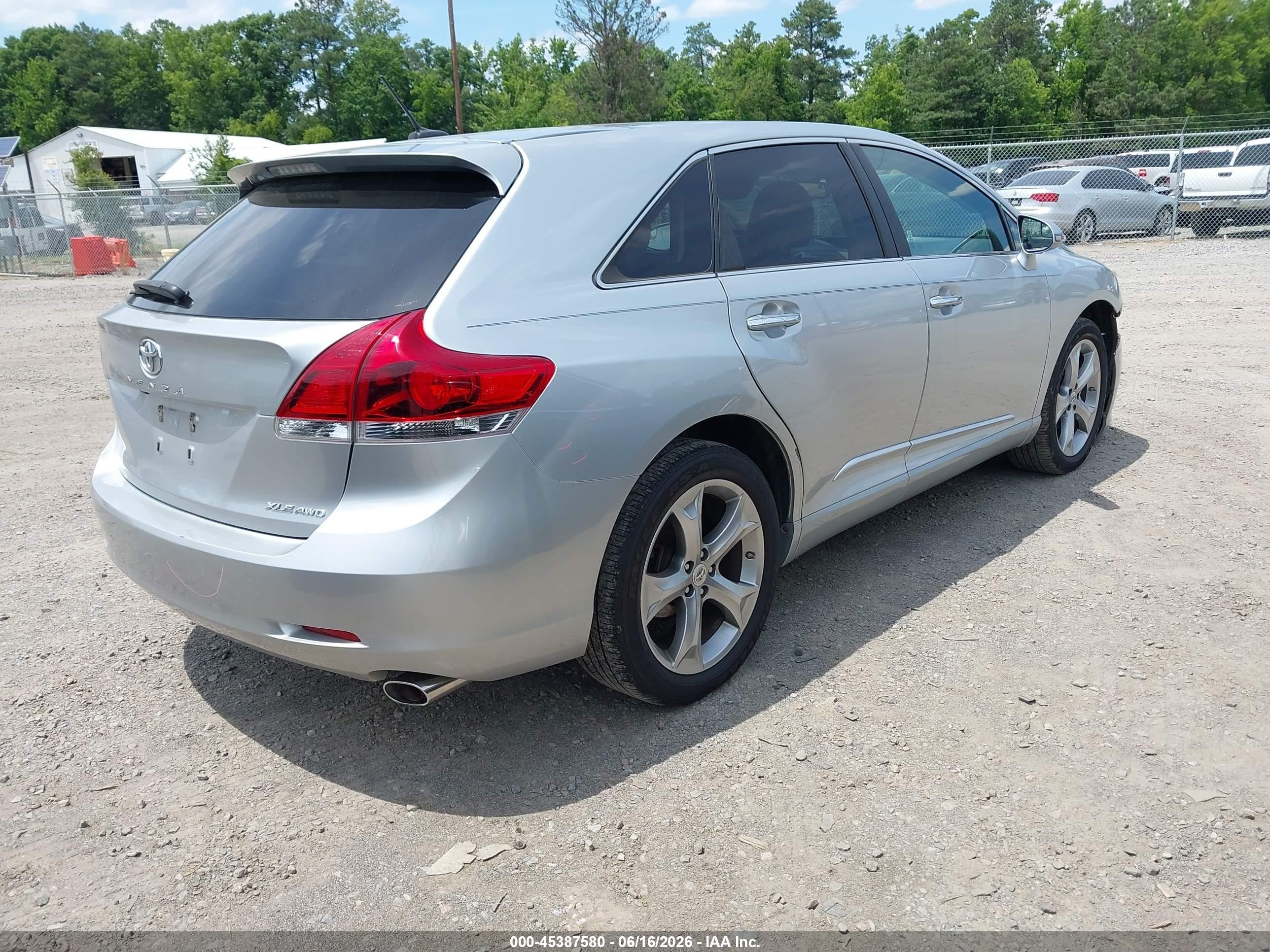 2015 Toyota Venza Xle V6 Silver vin: 4T3BK3BBXFU118984