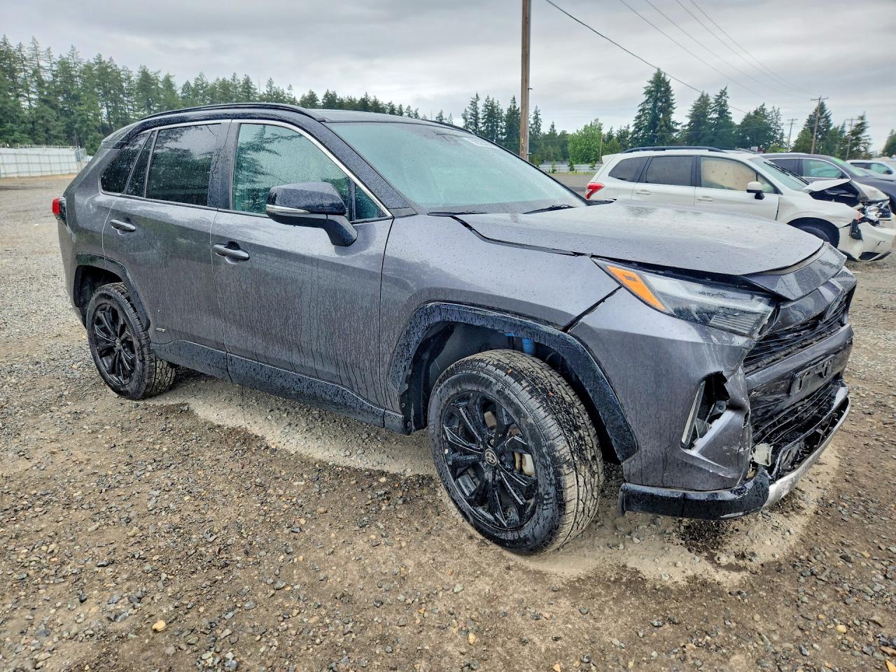 2022 Toyota Rav4 Xse Gray vin: 4T3E6RFV5NU070091